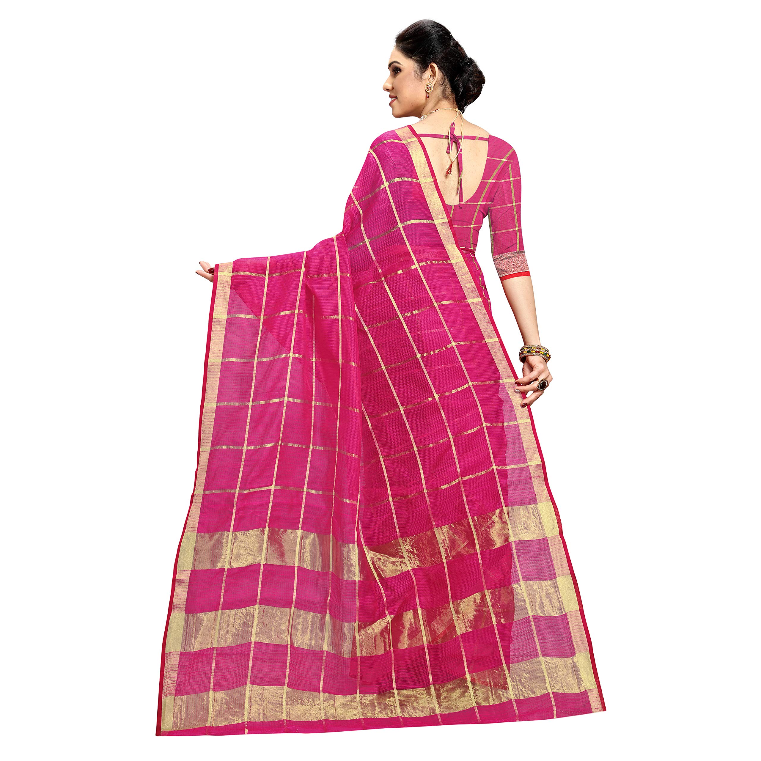 Sidhidata Kota Doria Cotton Saree for Women - Image 2