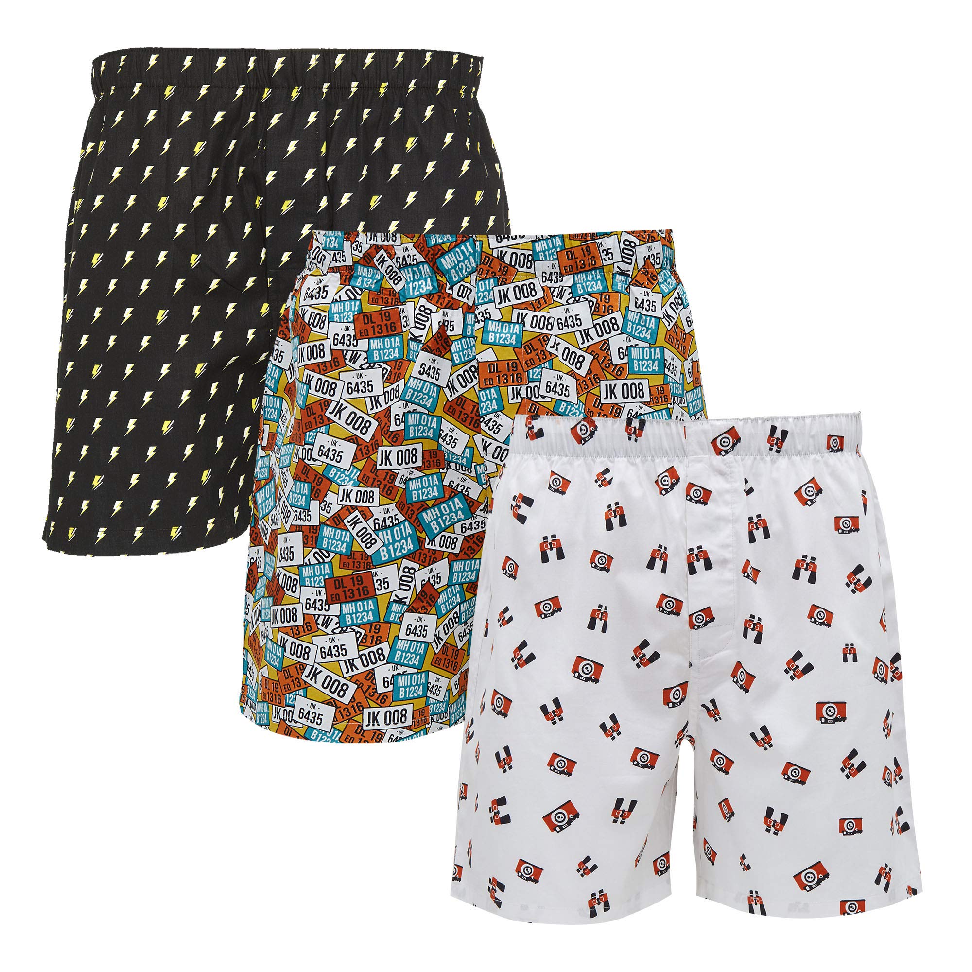 XYXX Men's Cotton Boxer Shorts - Multicolor