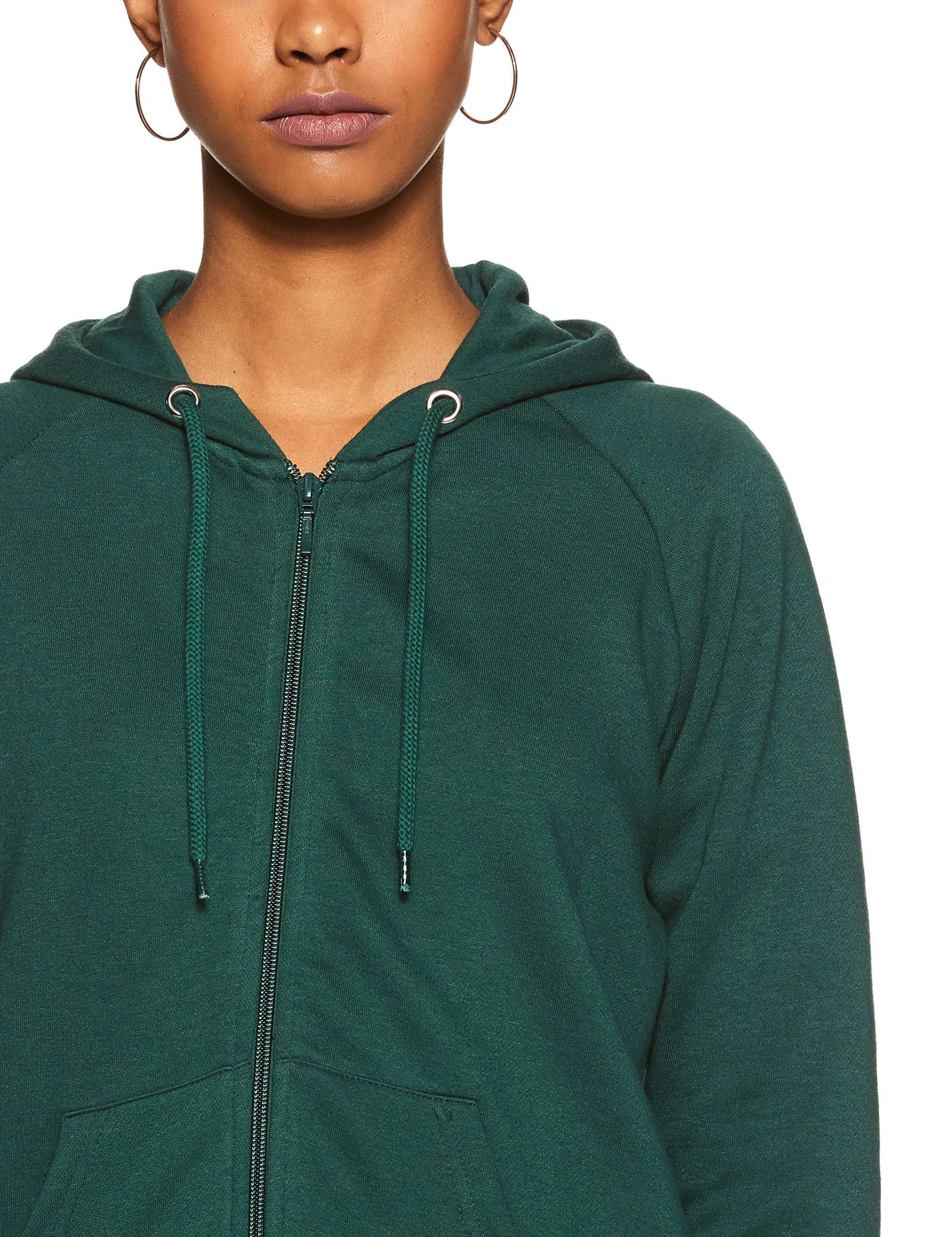 Allen Solly Women's Green Hooded Sweatshirt - Image 2