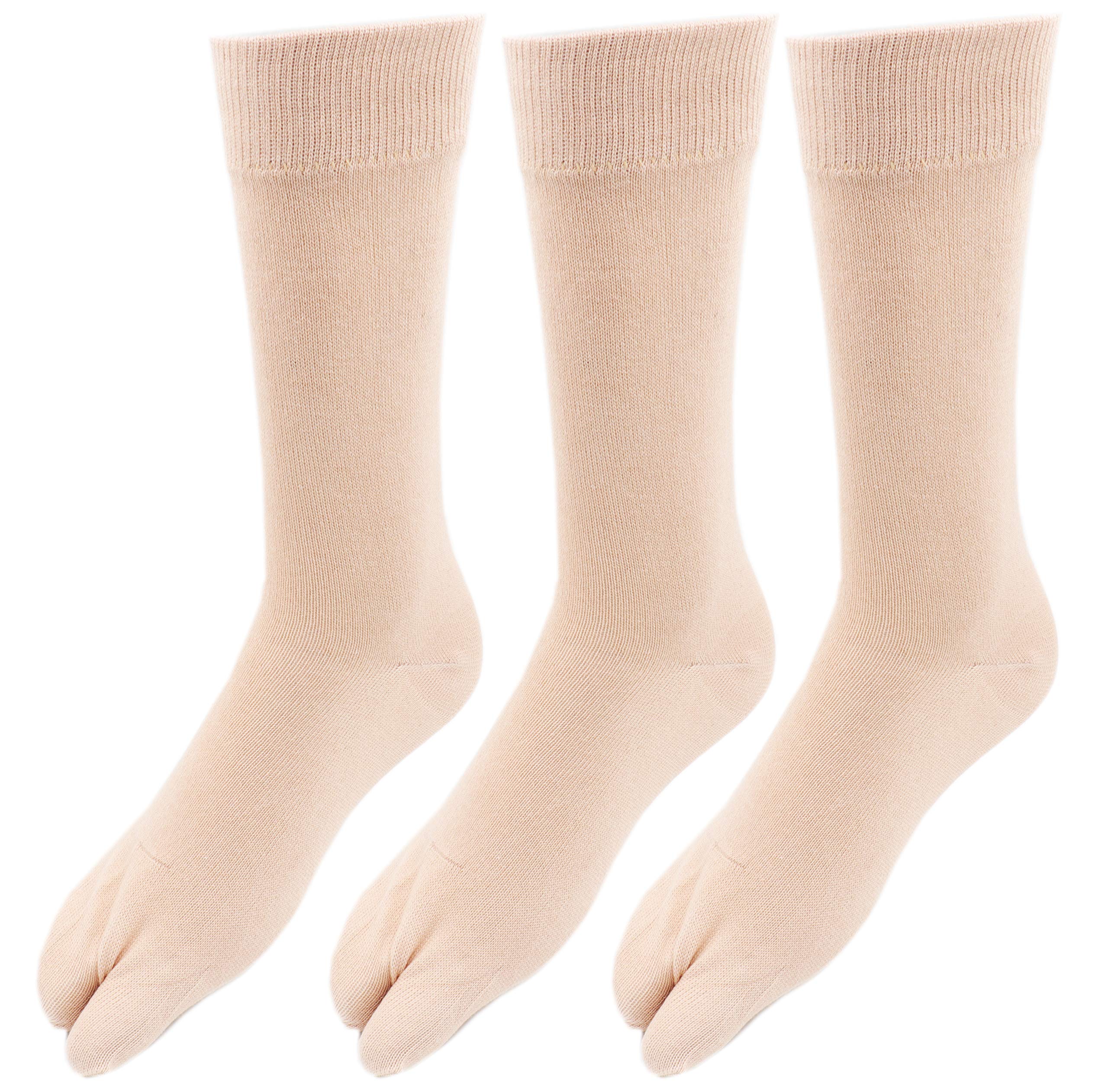 ROYAL CLASS Calf Socks for Women - Beige - Image 2