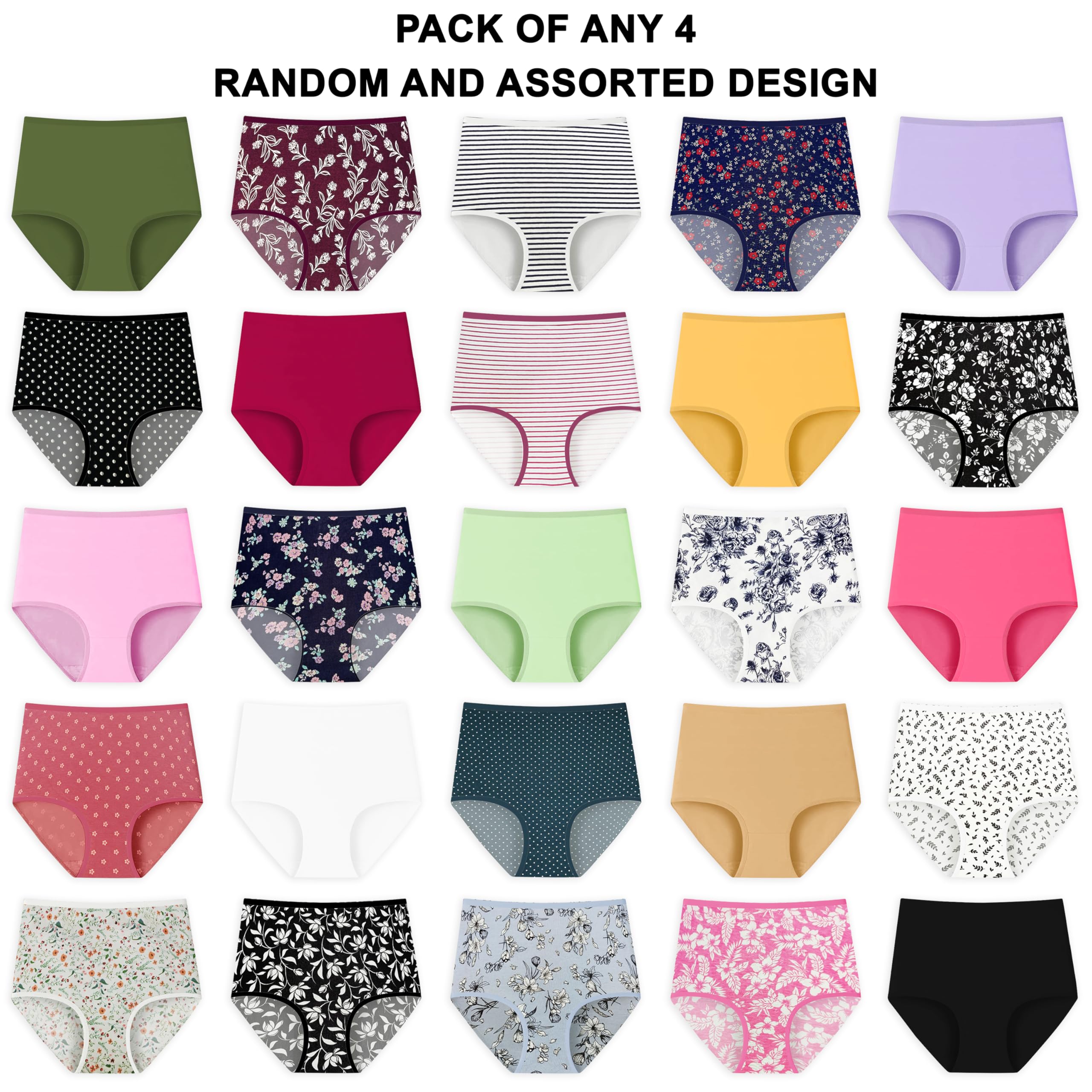 Pepperika Cotton Panties for Women - Multicolour - Image 2
