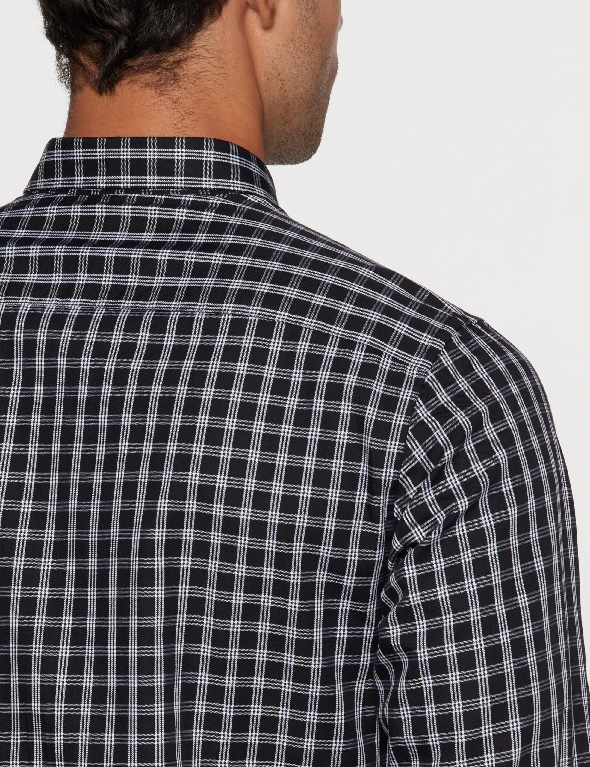 Peter England Men Slim Fit Checkered Shirt - Image 4