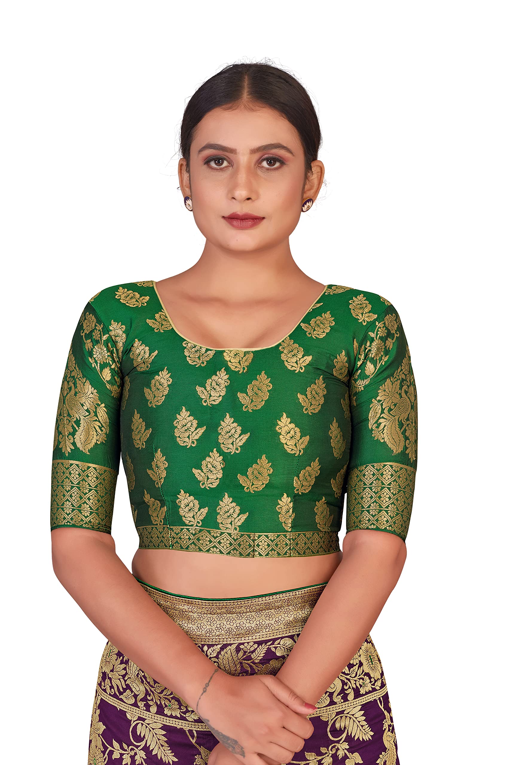 Monjolika Banarasi Silk Saree for Women - Image 5