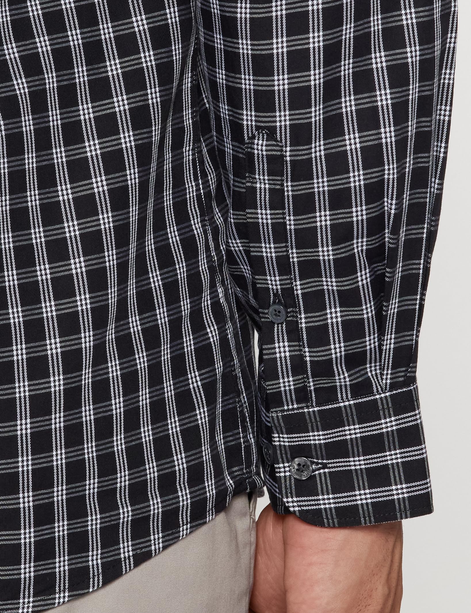 Peter England Men Slim Fit Checkered Shirt - Image 5