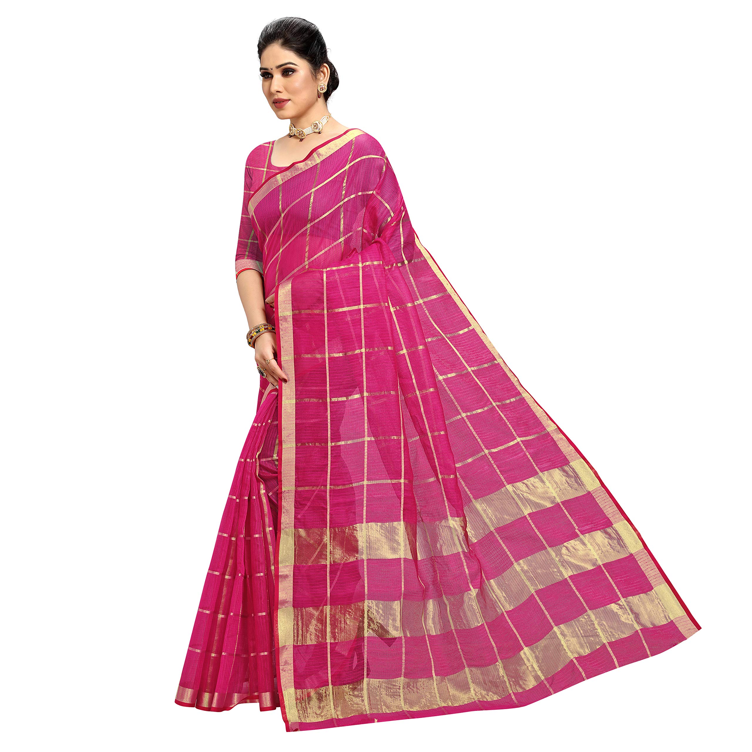 Sidhidata Kota Doria Cotton Saree for Women - Image 4