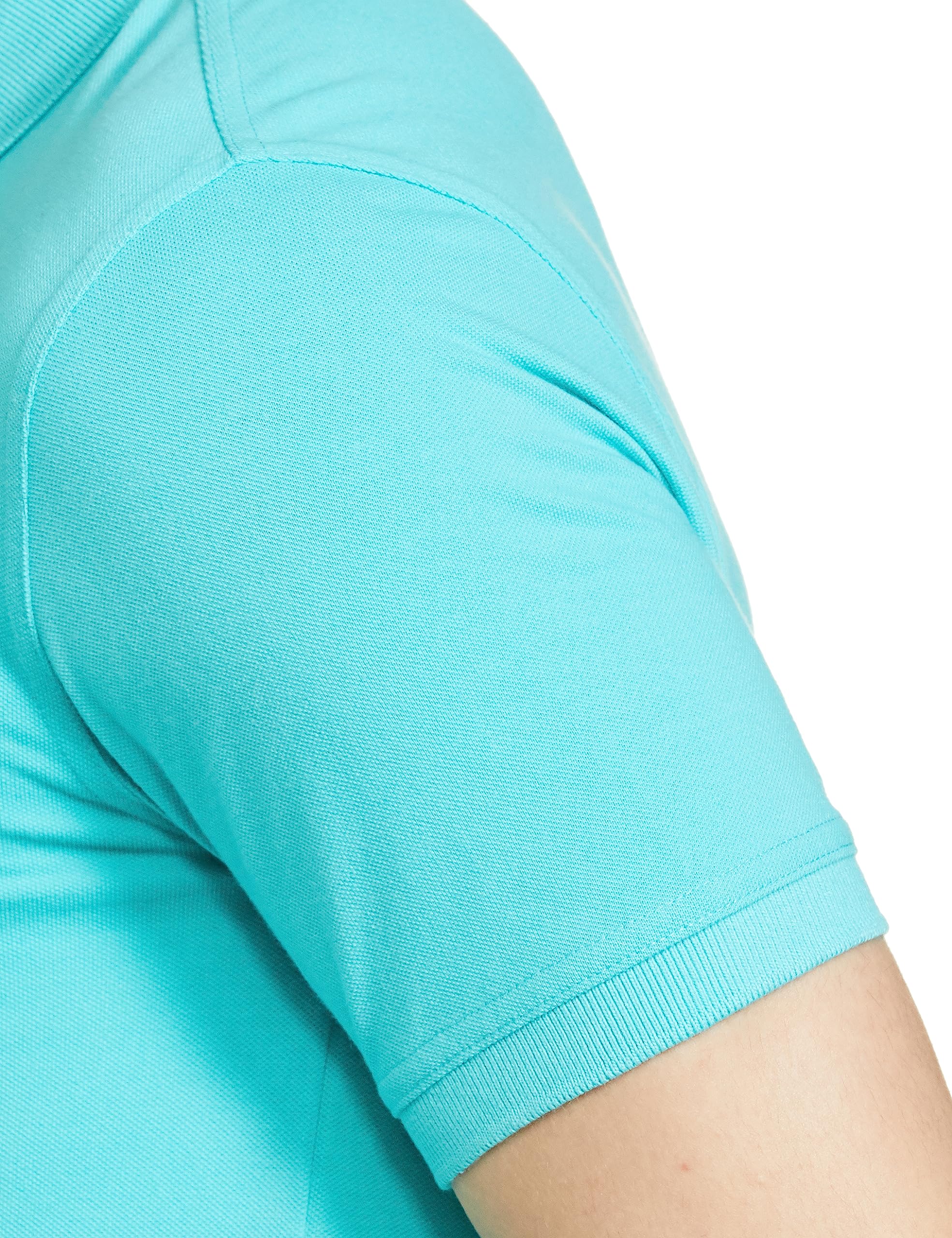 Allen Solly Men Polo Neck T-Shirt - Mint Green - Image 5