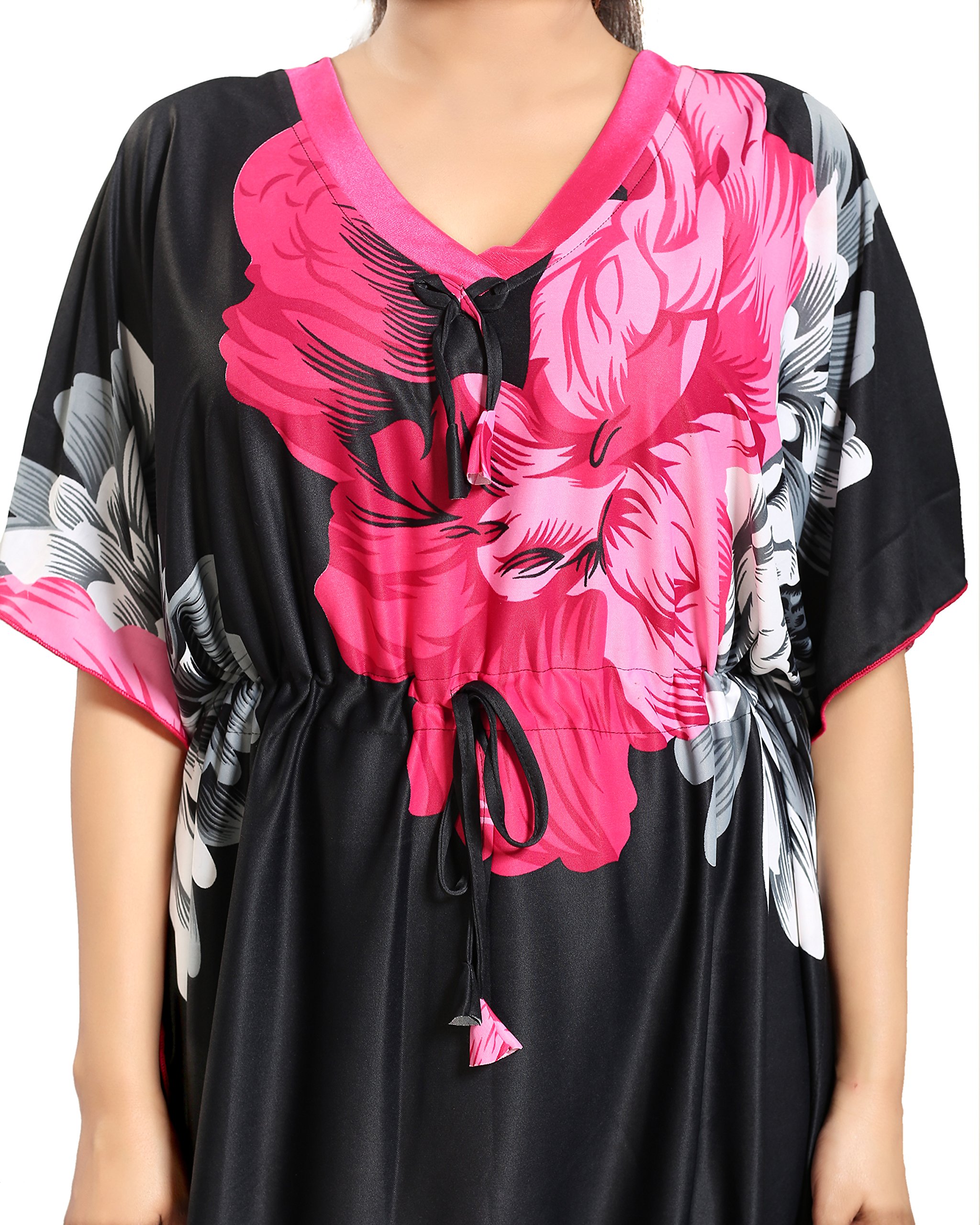 Noty Women's Kaftan Nighty Floral Print - Image 5