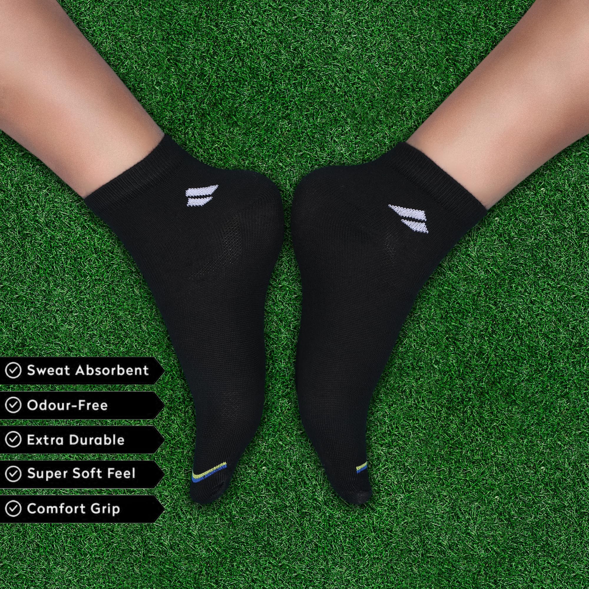 SJeware Unisex Solid Ankle Socks - Multicolored - Image 2