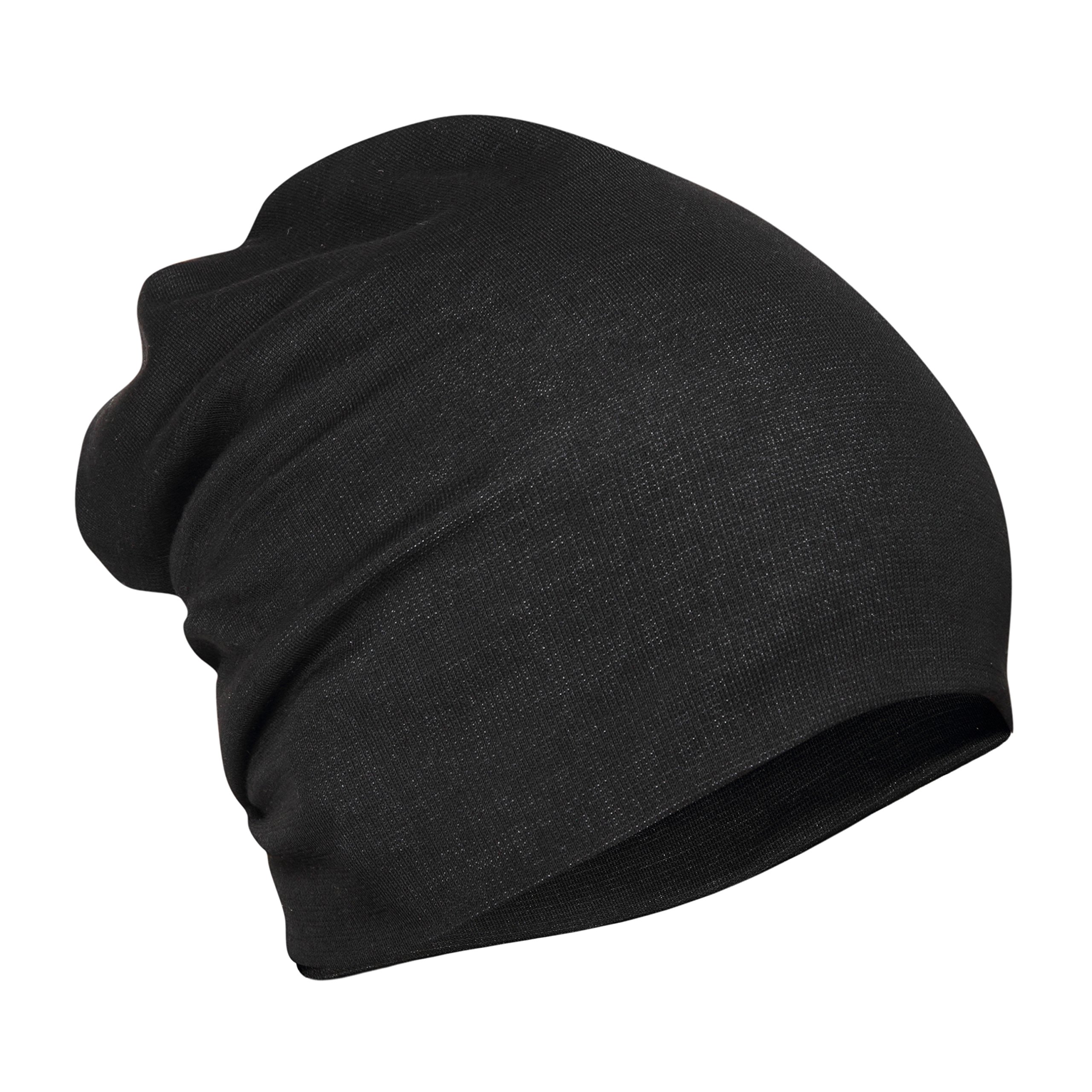 FabSeasons Black Slouchy Beanie
