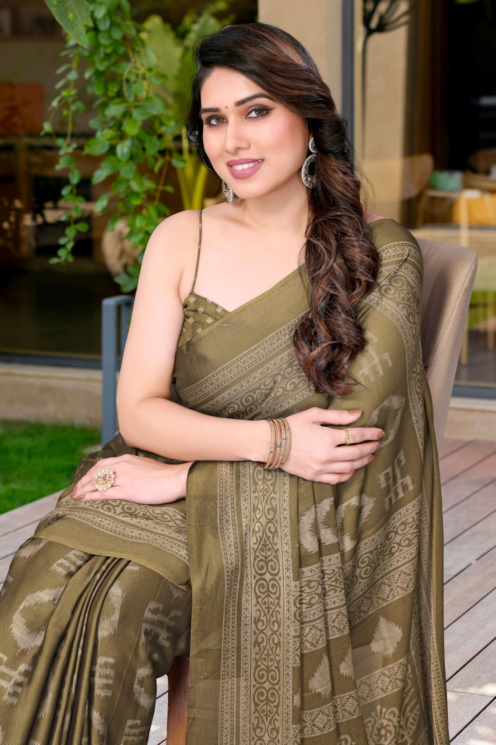 MIRCHI FASHION Chiffon Georgette Sarees for Women - Image 5