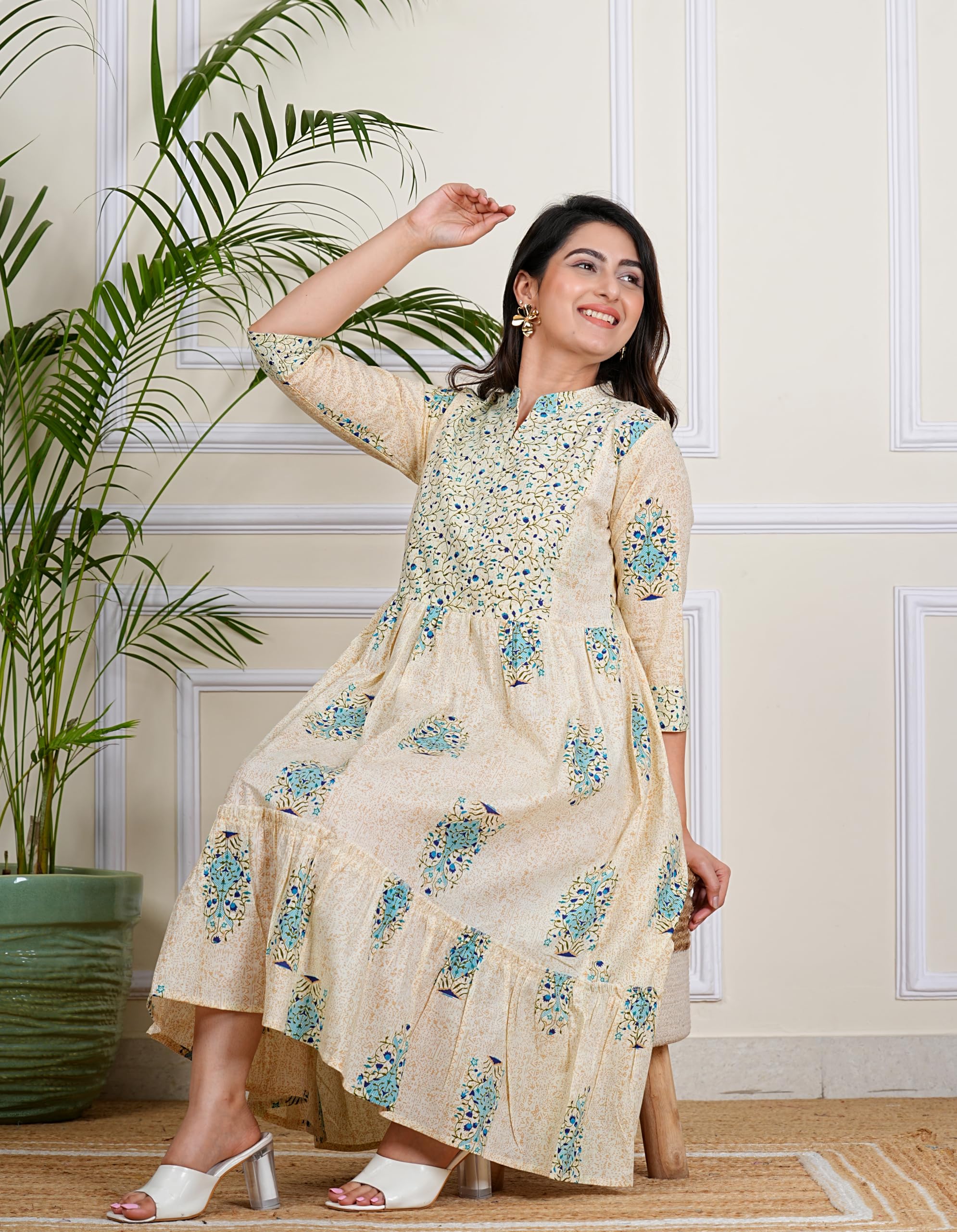 Monique Women's Cotton Printed Kurti - Image 4