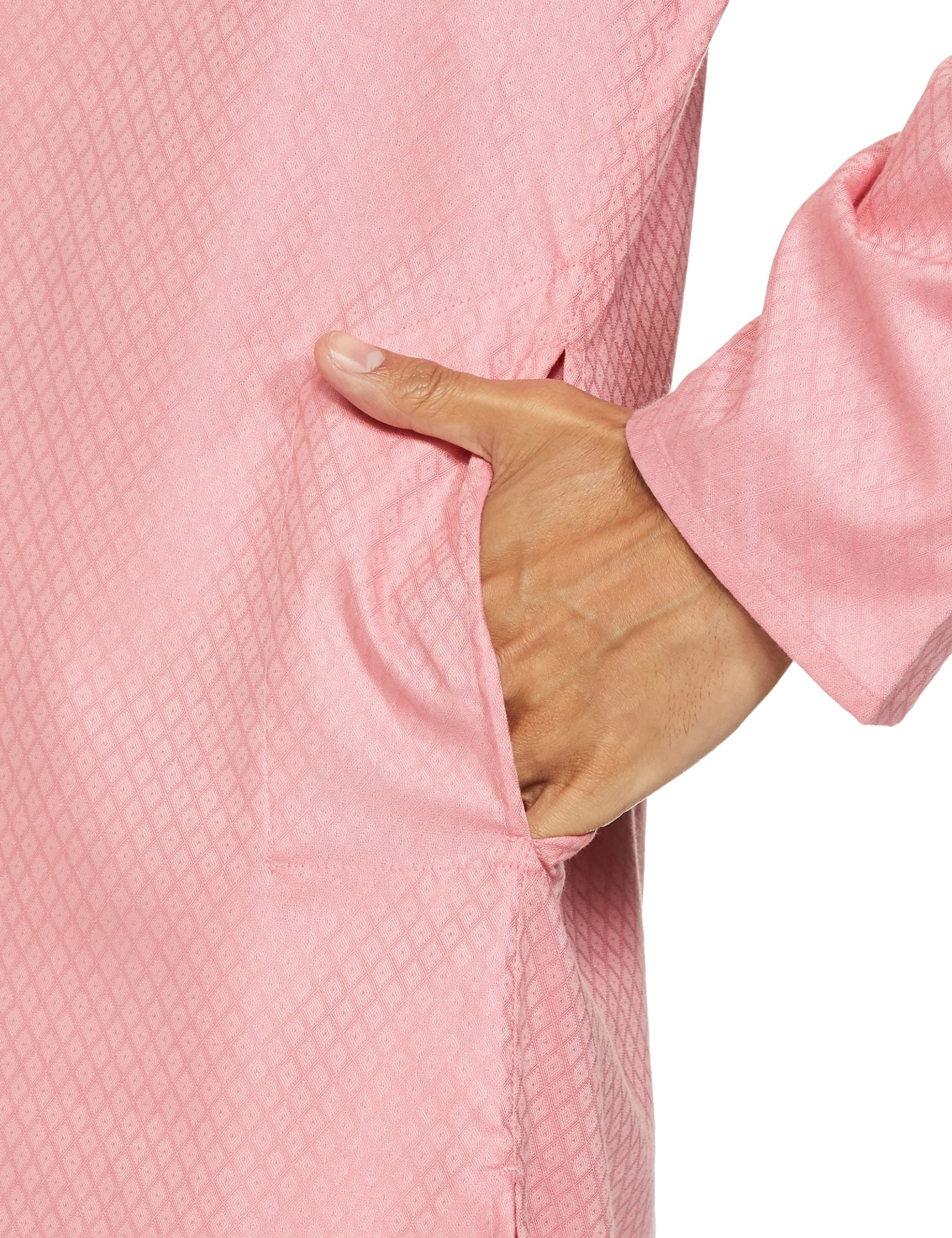 Symbol Men's Cotton Kurta - Pink - Image 5