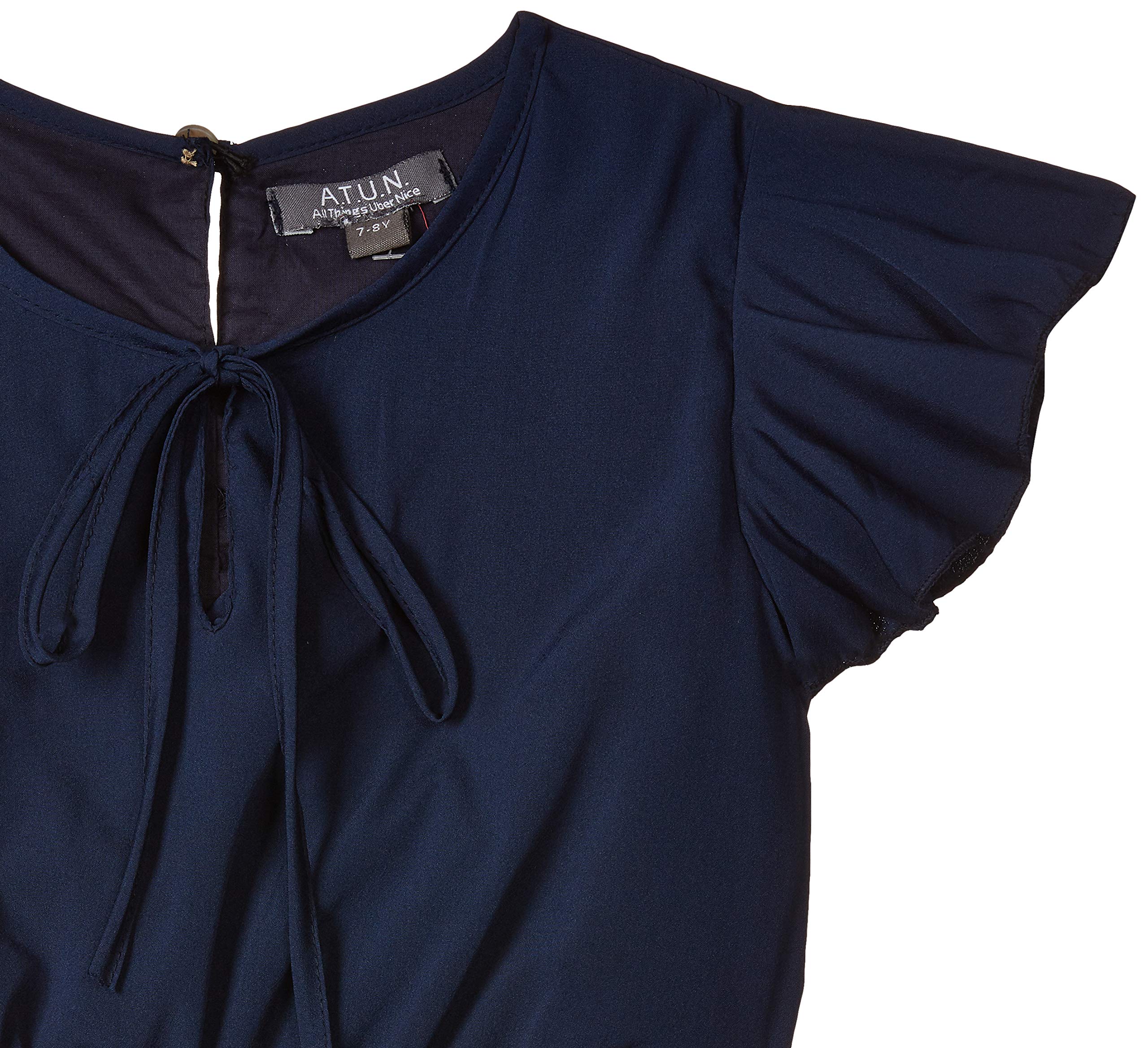 A.T.U.N. Cotton Skater Casual Dress - Navy - Image 4