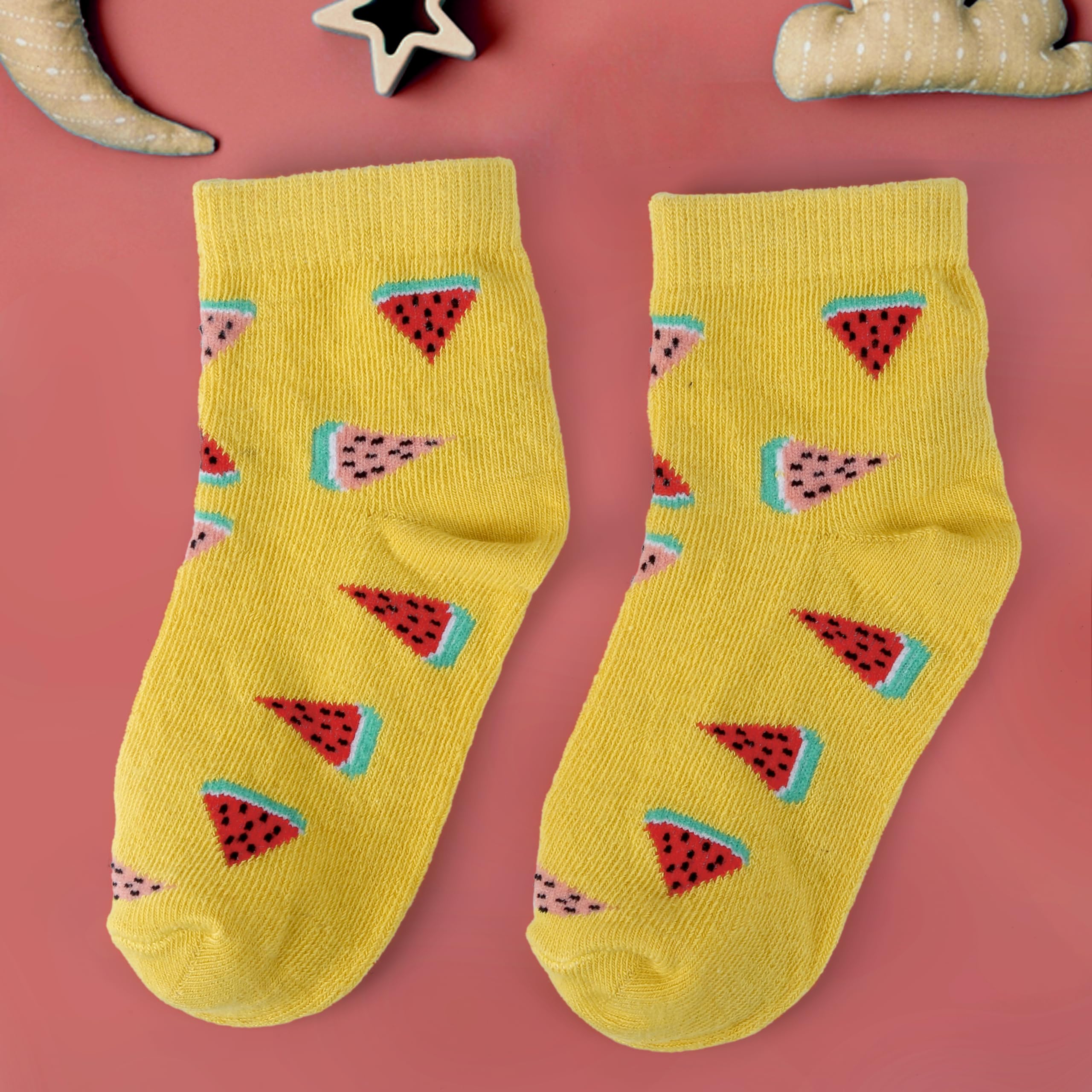 LEALDEALZ Kids Socks - Fruit Ninja Printed - Image 2