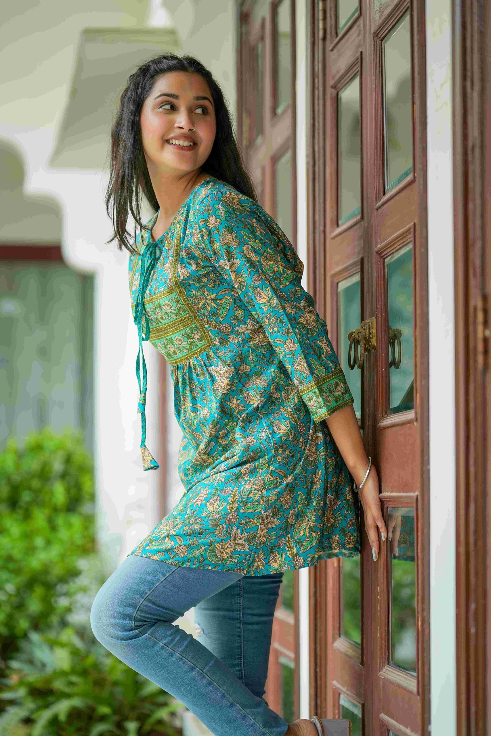 Yash Fashion Floral Printed Women Kurti - Image 5