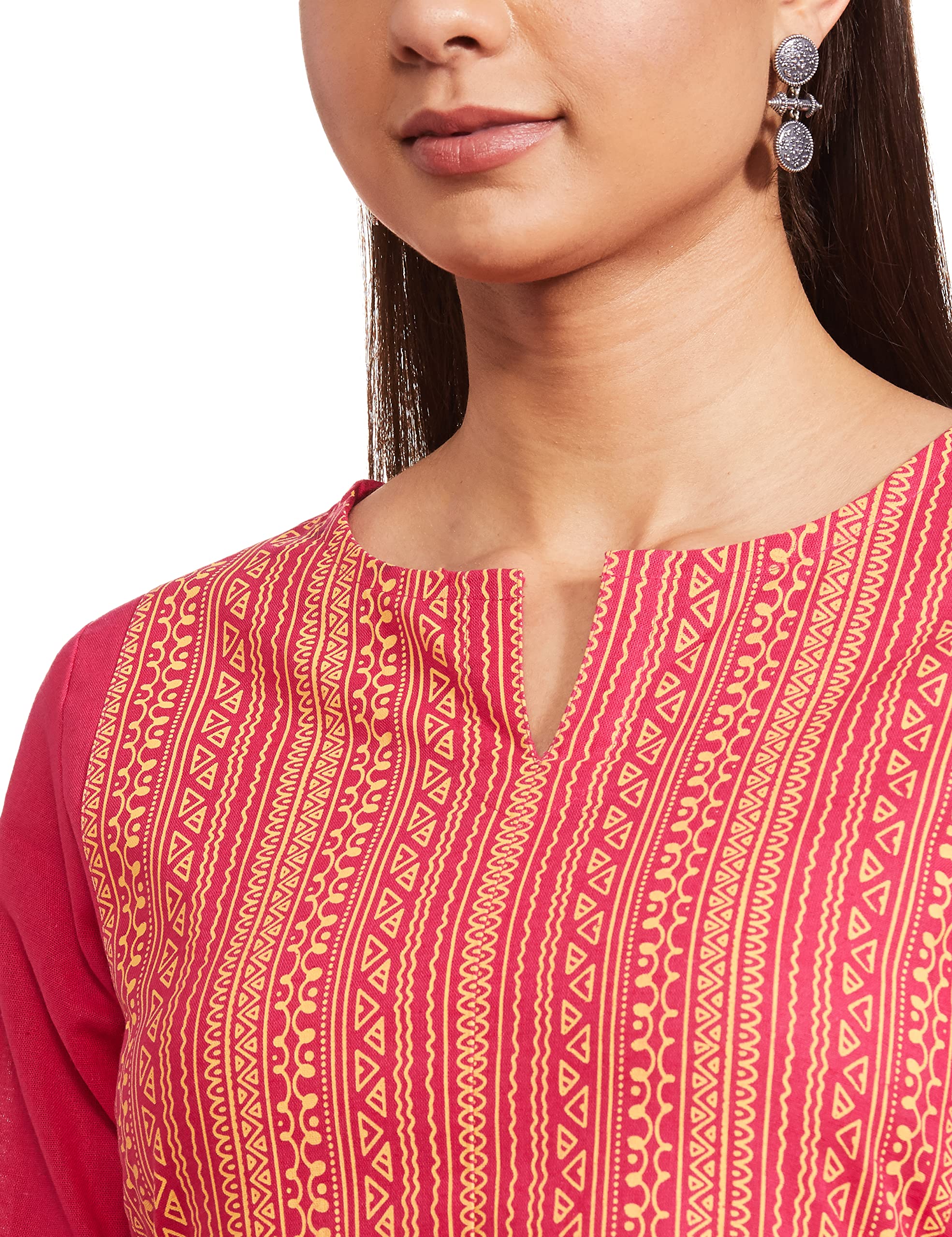 Myx Women's A-Line Kurti - Fuchsia - Image 5