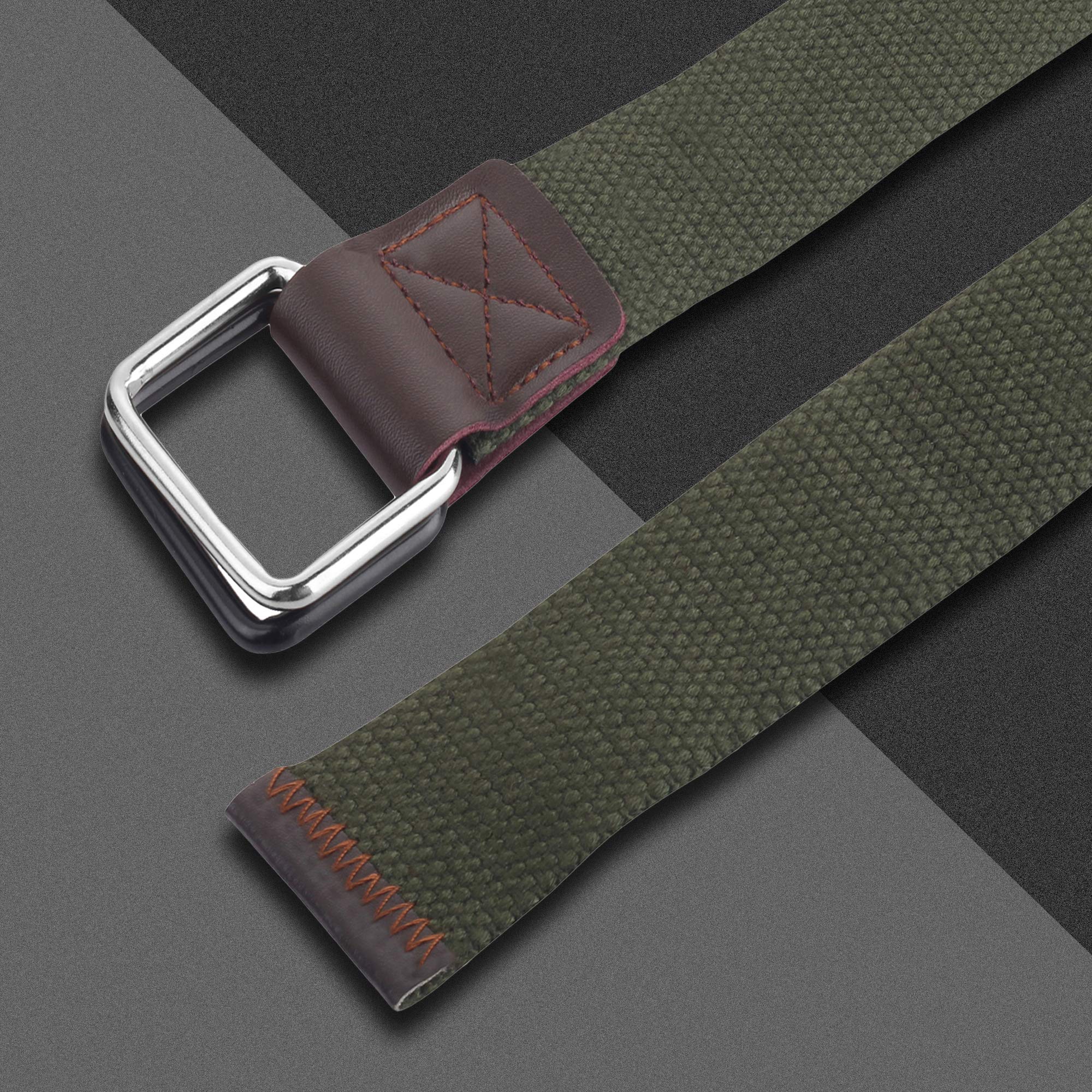 ZORO Cotton D ring Buckle Belt for Men - Image 4