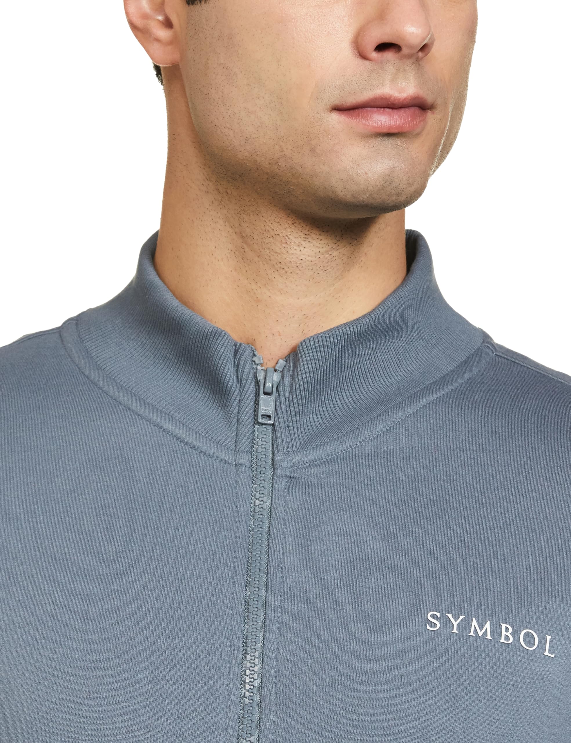 Amazon Men Cotton Blend Sweatshirt - Ash - Image 3