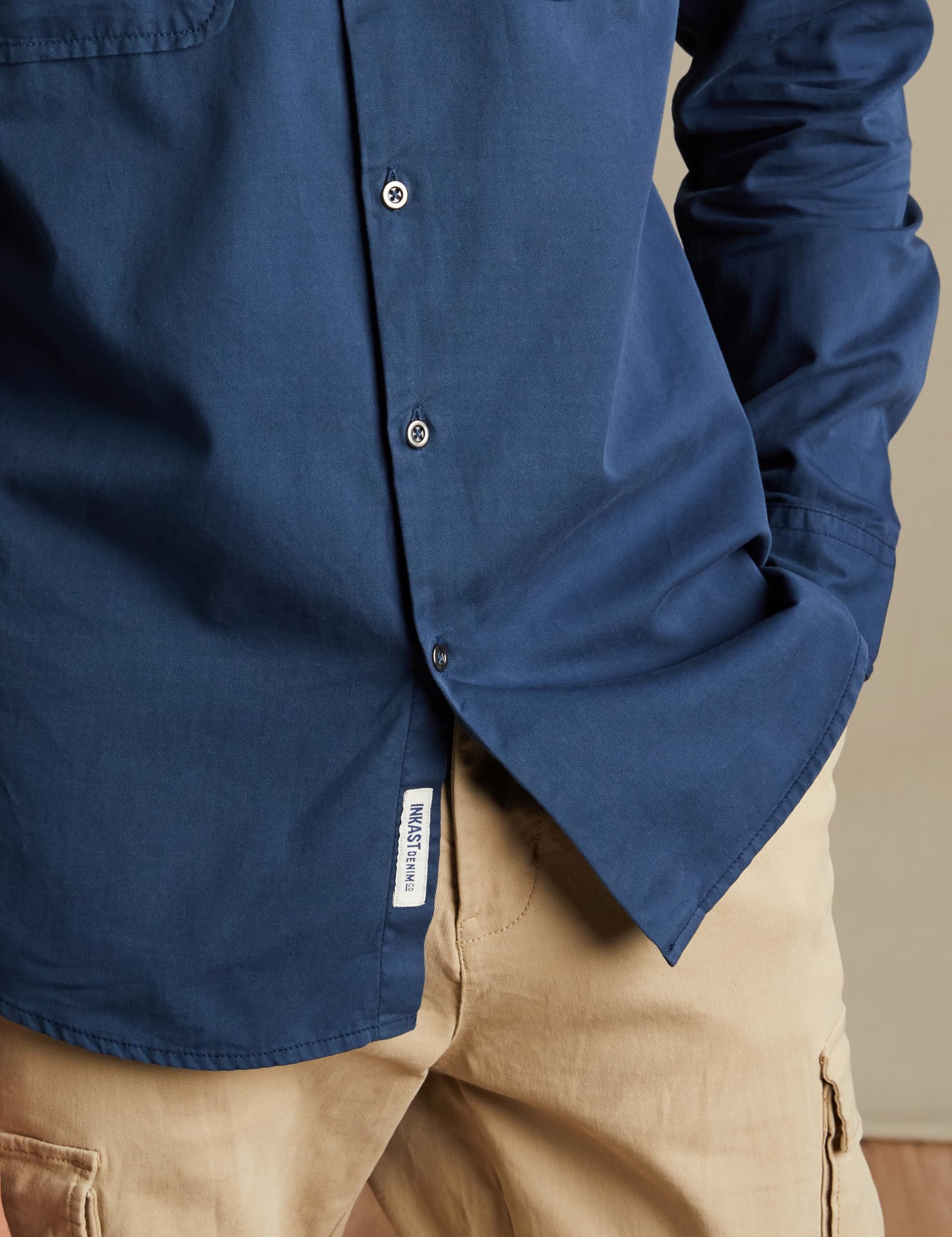 Inkast Denim Men's True Blue Slim Fit Shirt - Image 5