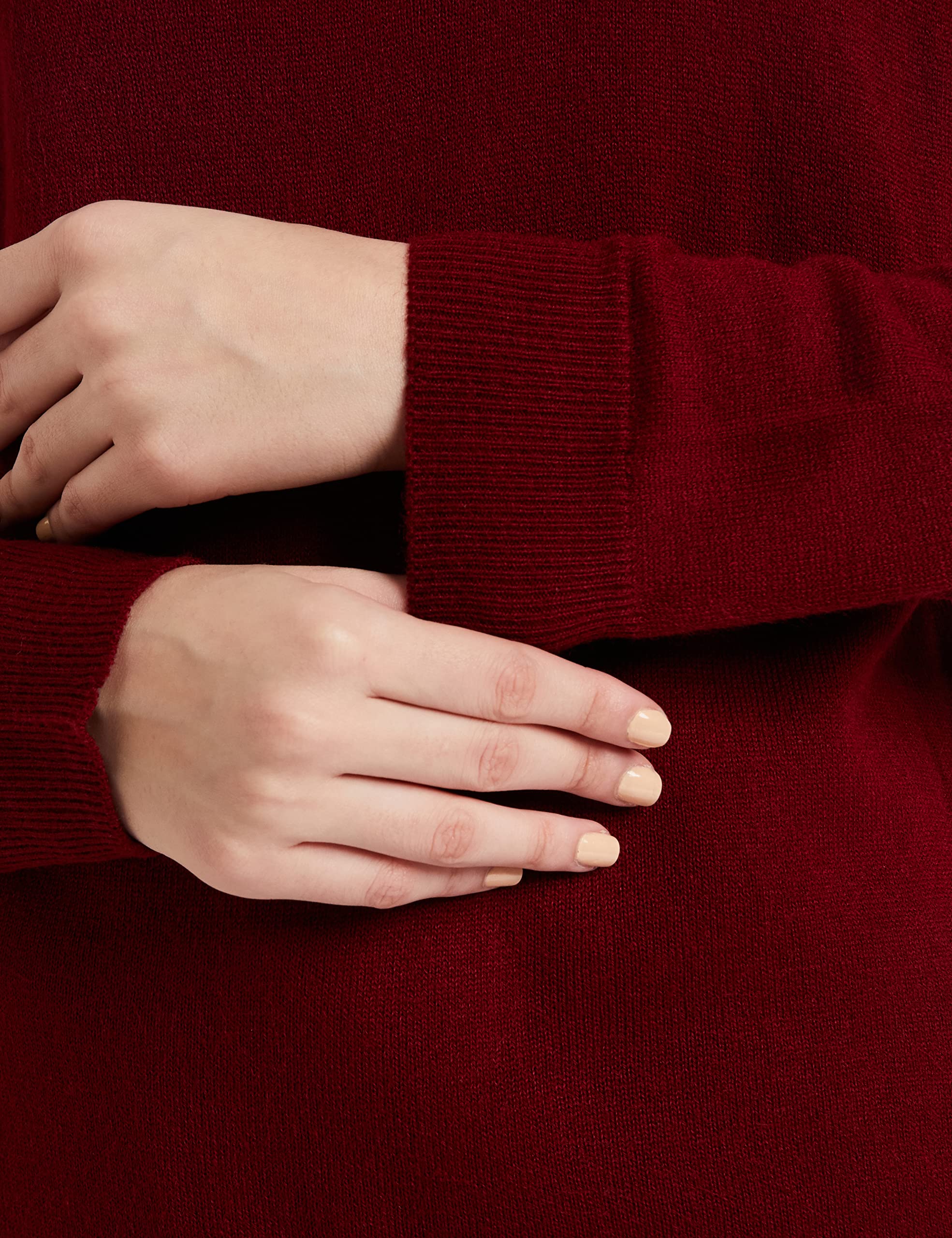 Symbol Women Maroon Acrylic Pullover Sweater - Image 5