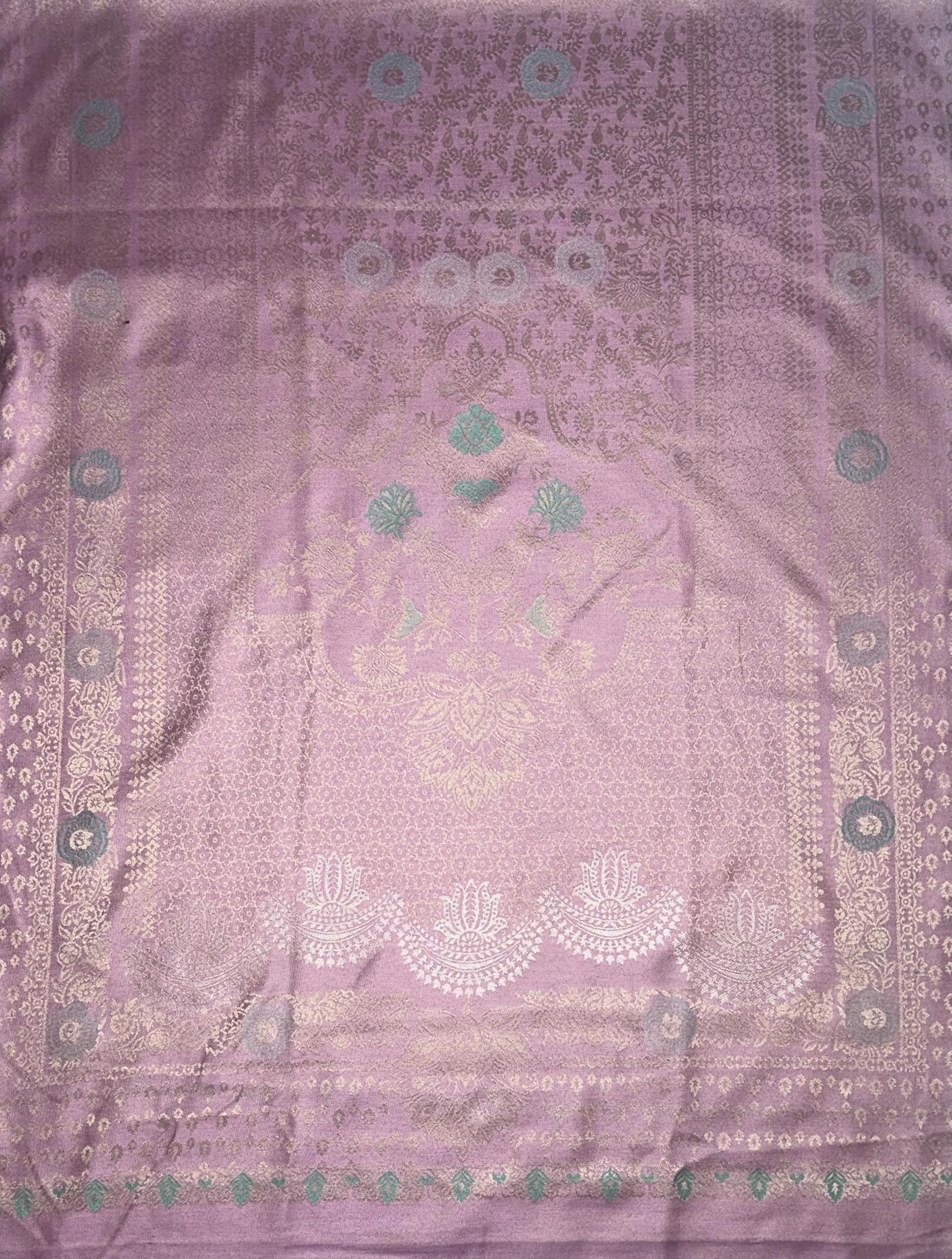 Jayri Pink Woolen Kurta Palazzo Suit for Women - Image 4