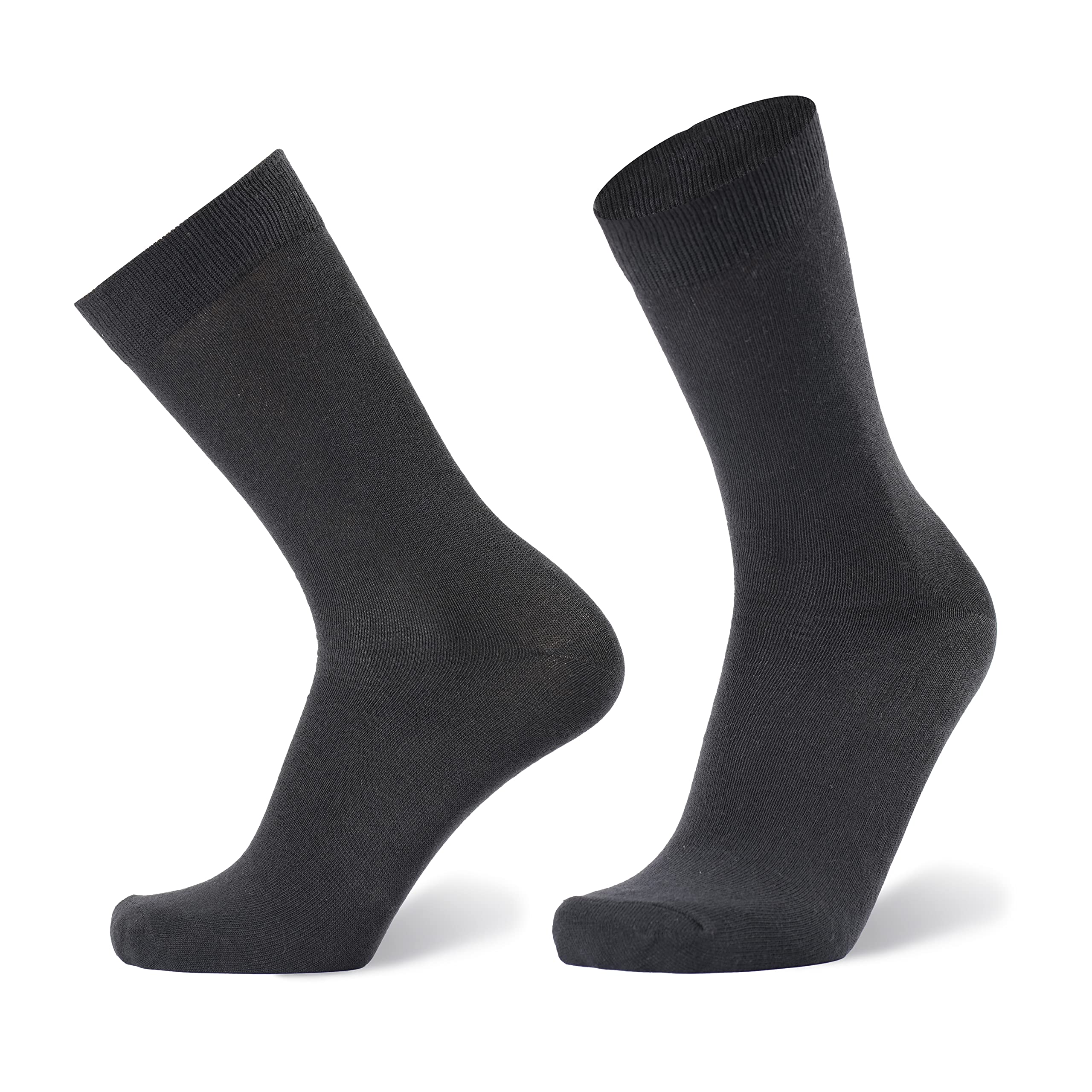 ANCHOR Men's Cotton Socks - Grey Navy Blue Black - Image 5