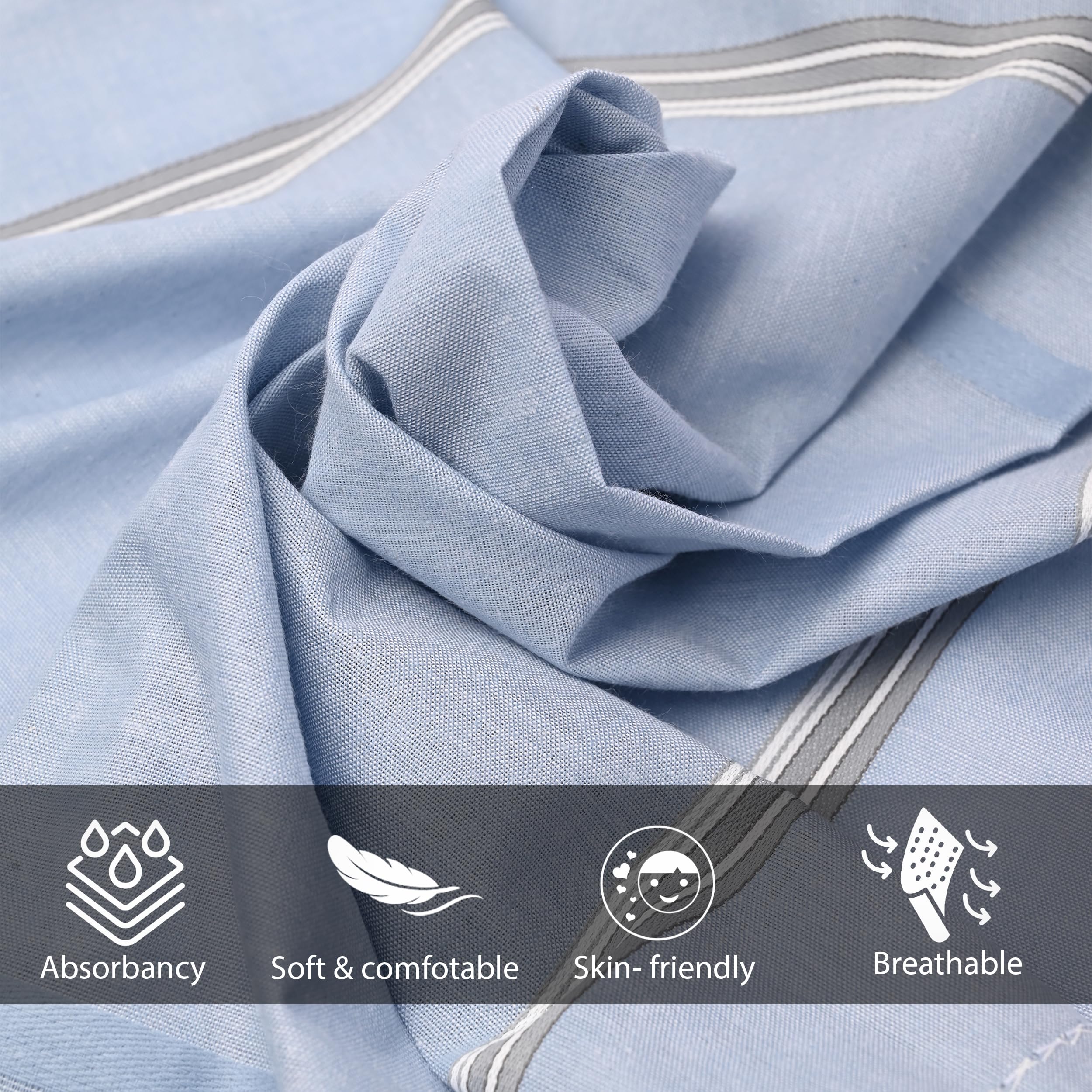 SPIN Cotton Handkerchiefs for Men - Multi Color - Image 3