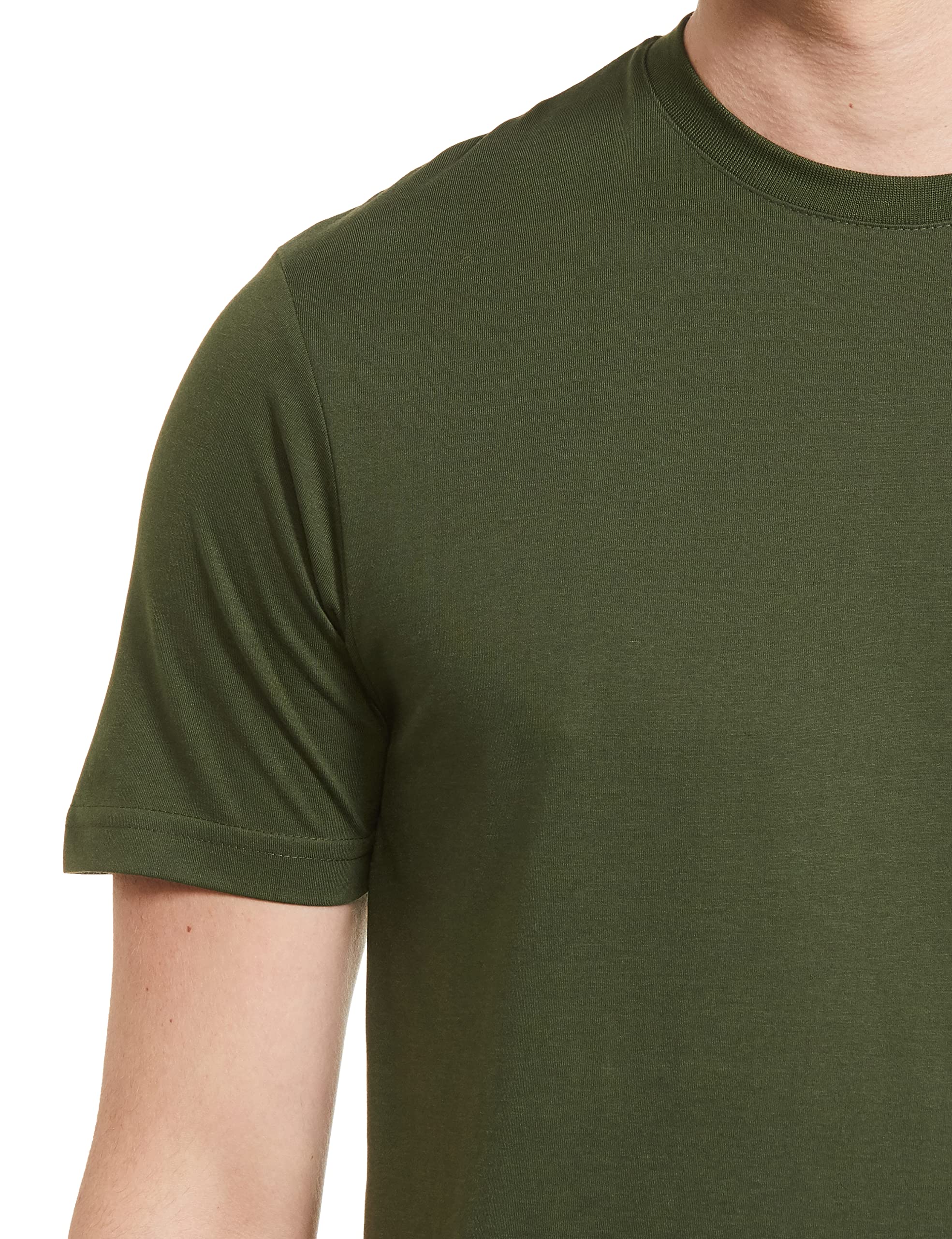 Max Men Olive Green Lounge T-Shirt - Image 4