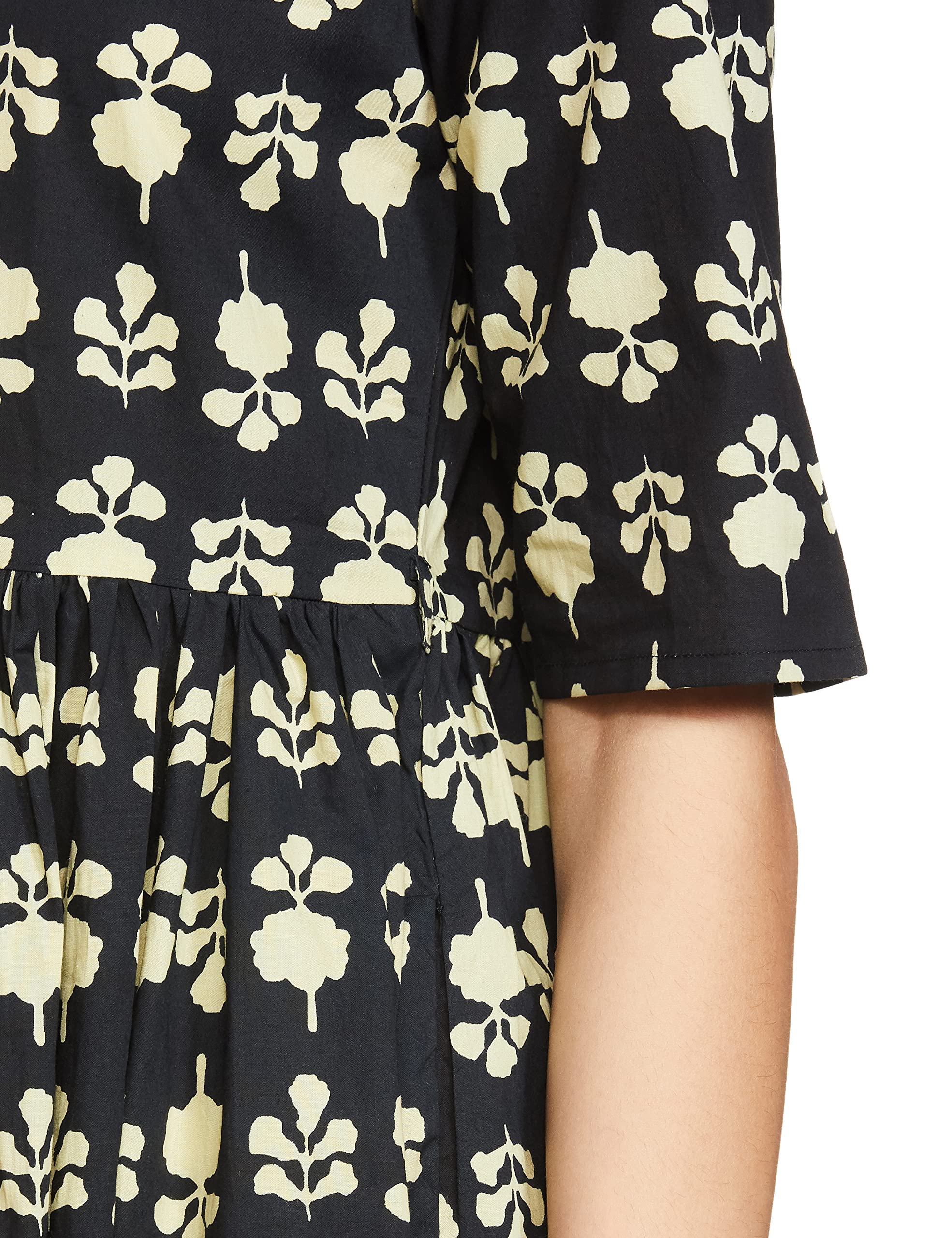 Myx Dark Grey Calf Length Kurti for Women - Image 5