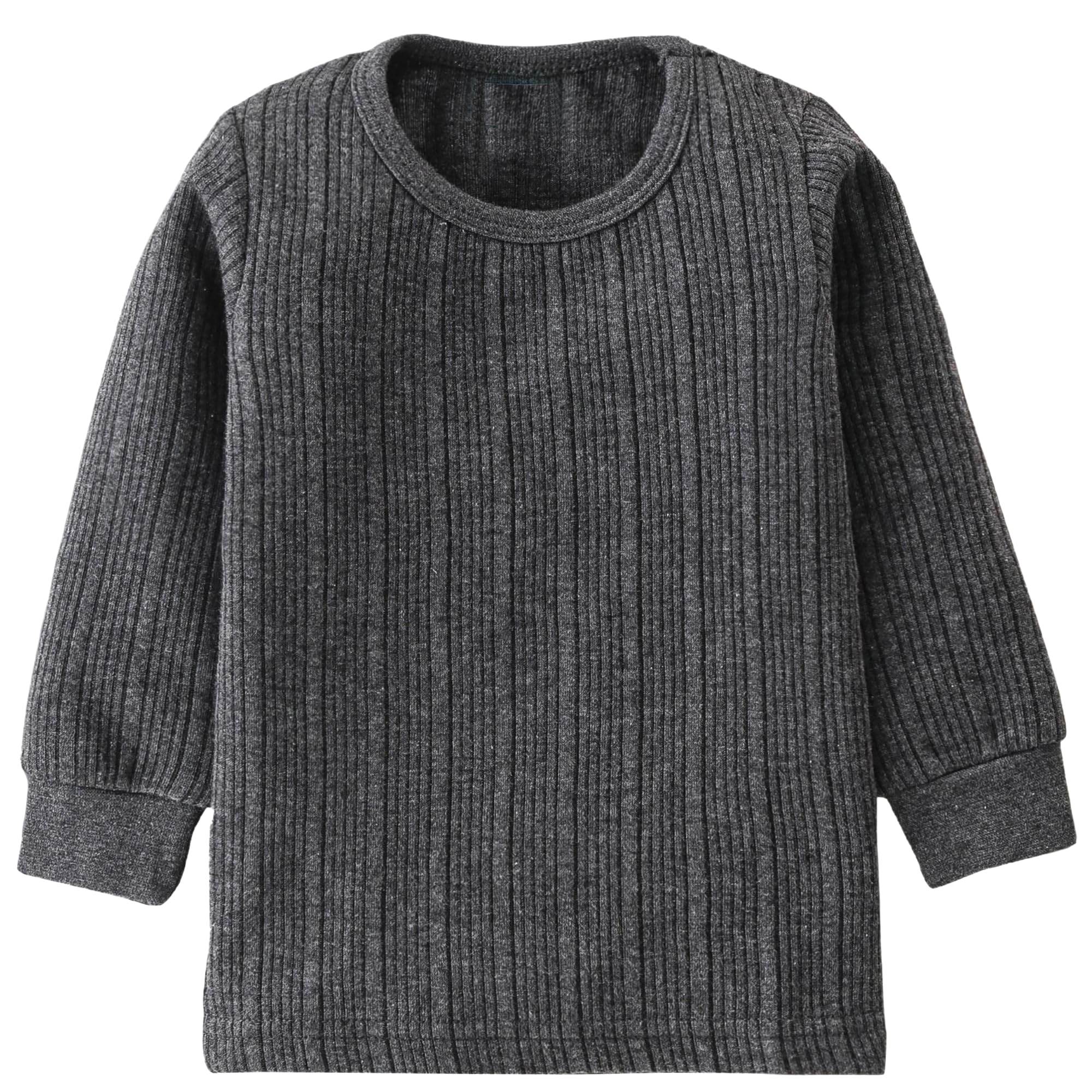 Cozy Winter Thermal Set for Baby - Dark Grey & Blue - Image 4