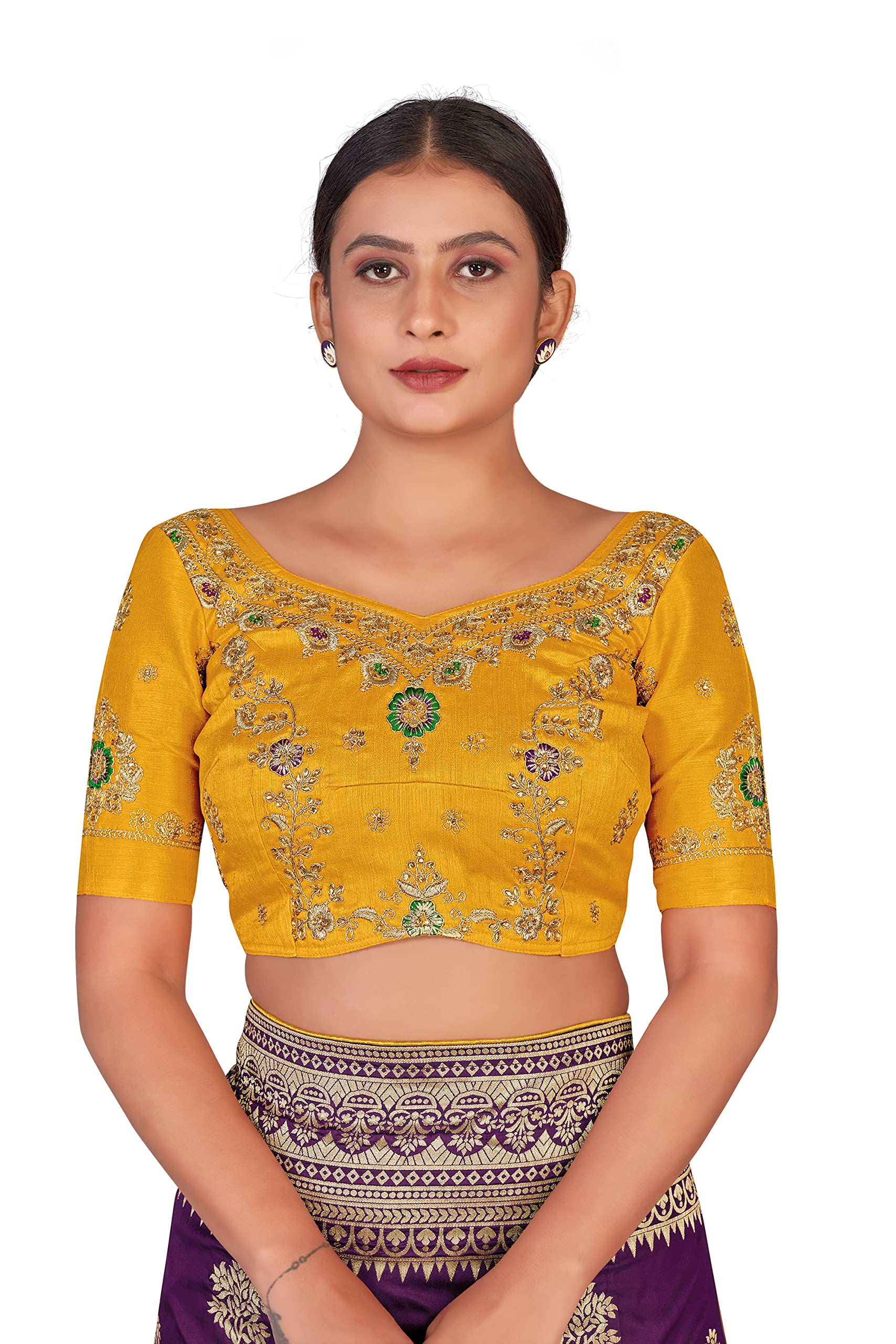 Monjolika Banarasi Silk Saree for Women - Image 5