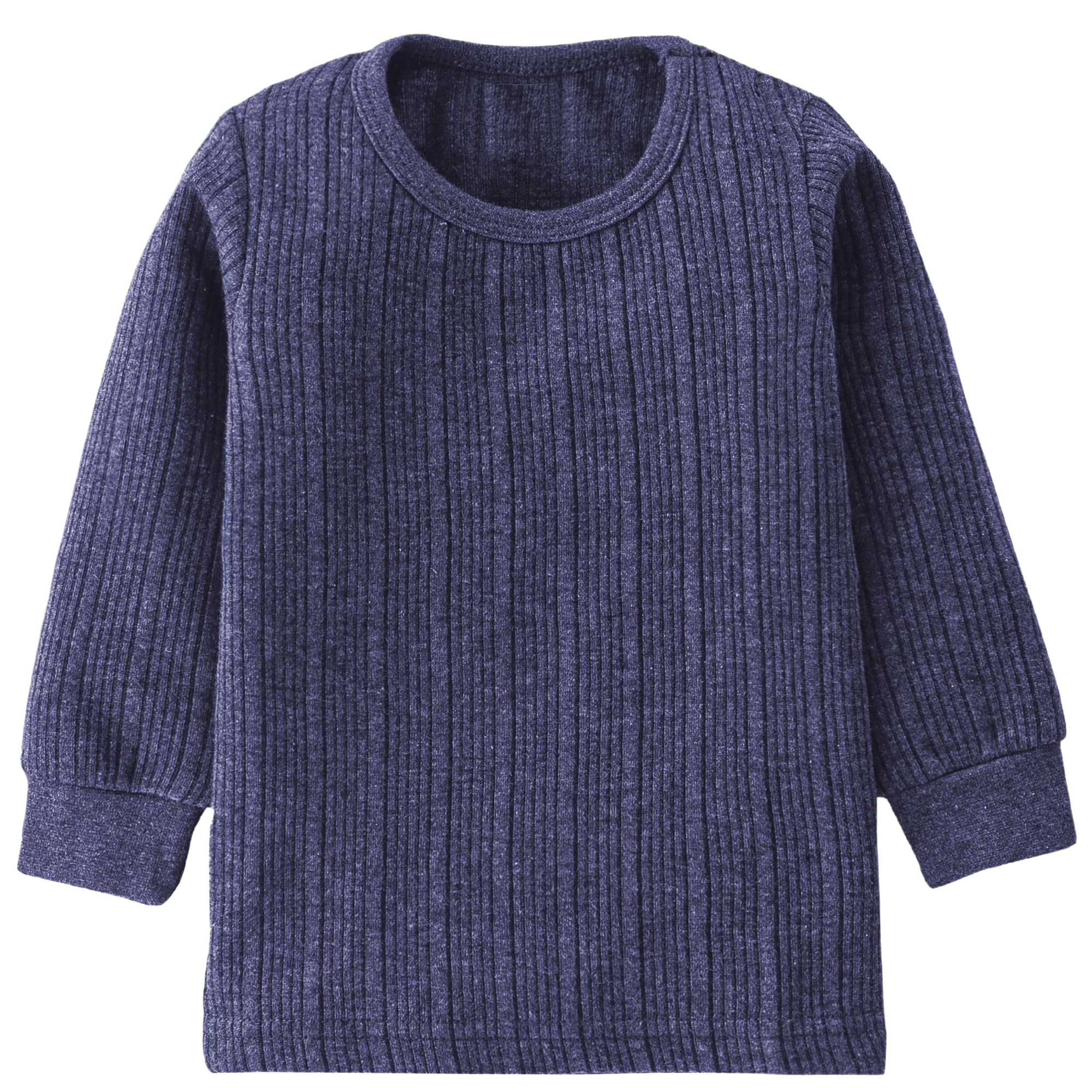 Cozy Winter Thermal Set for Baby - Dark Grey & Blue - Image 5