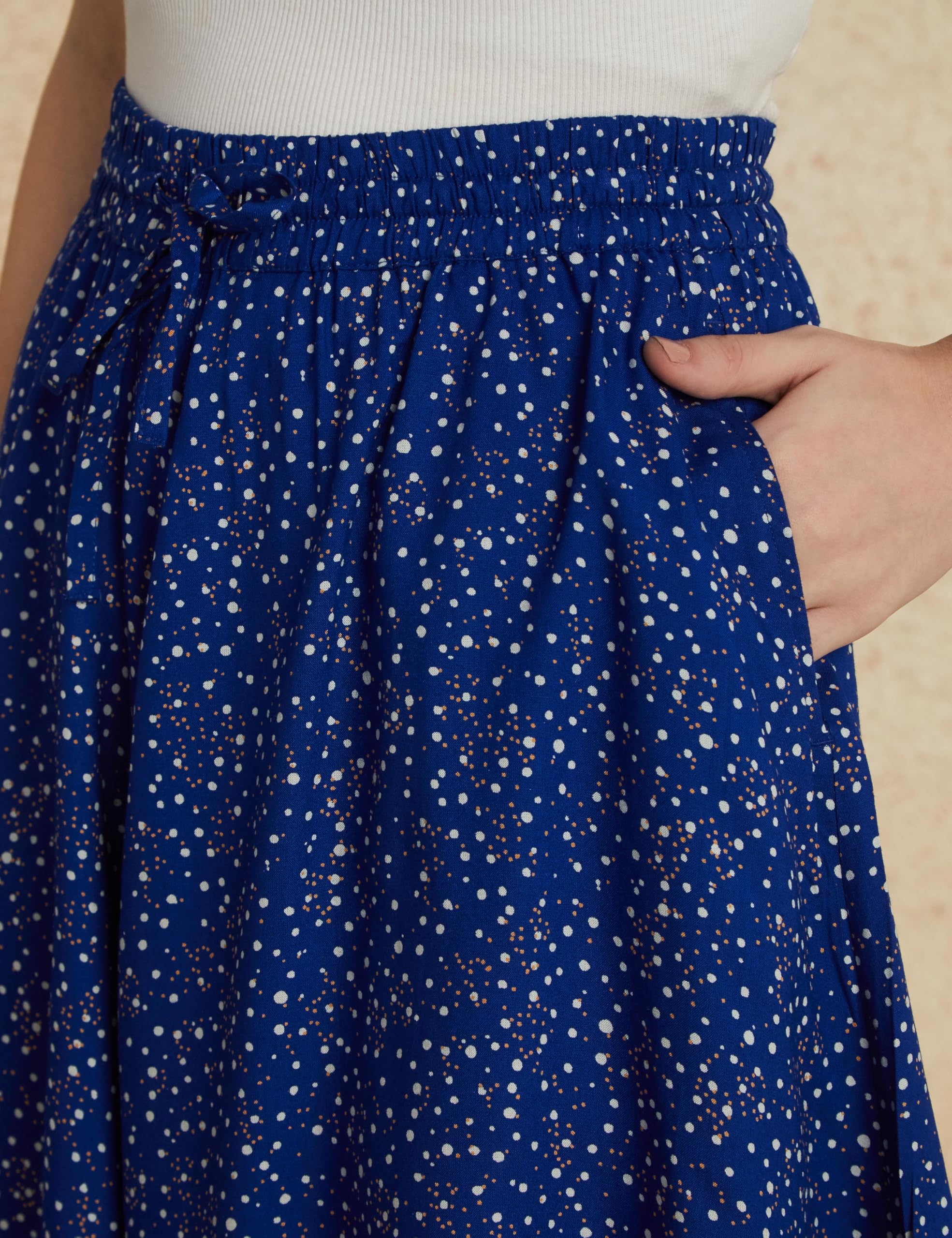 Symbol Women's Rayon Flared Shorts - Blue - Image 4