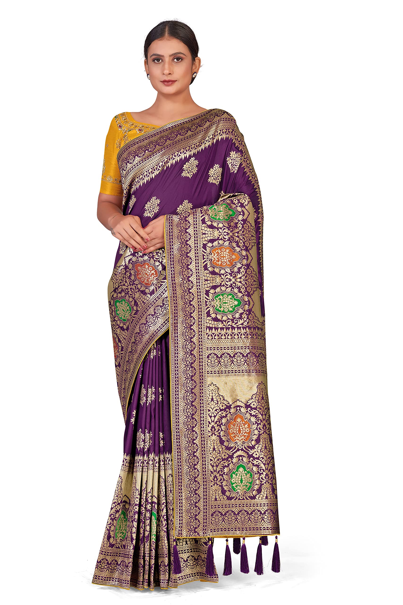Monjolika Banarasi Silk Saree for Women