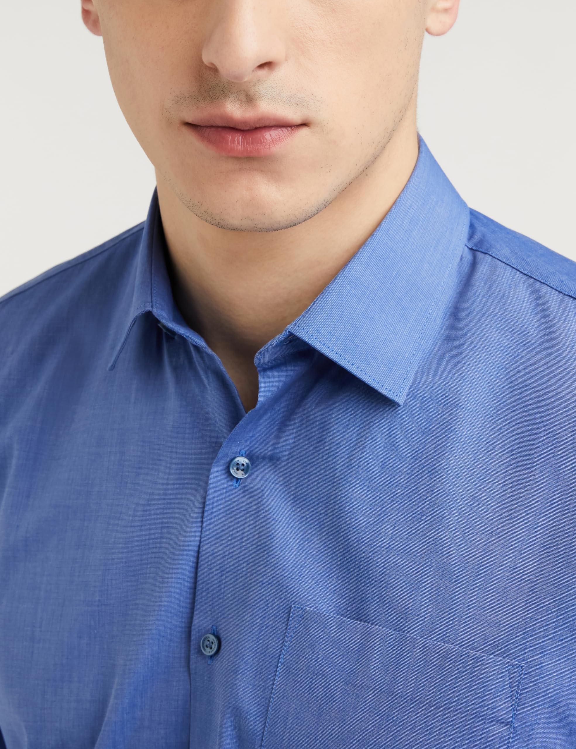 Van Heusen Men's Formal Shirt - Blue - Image 4