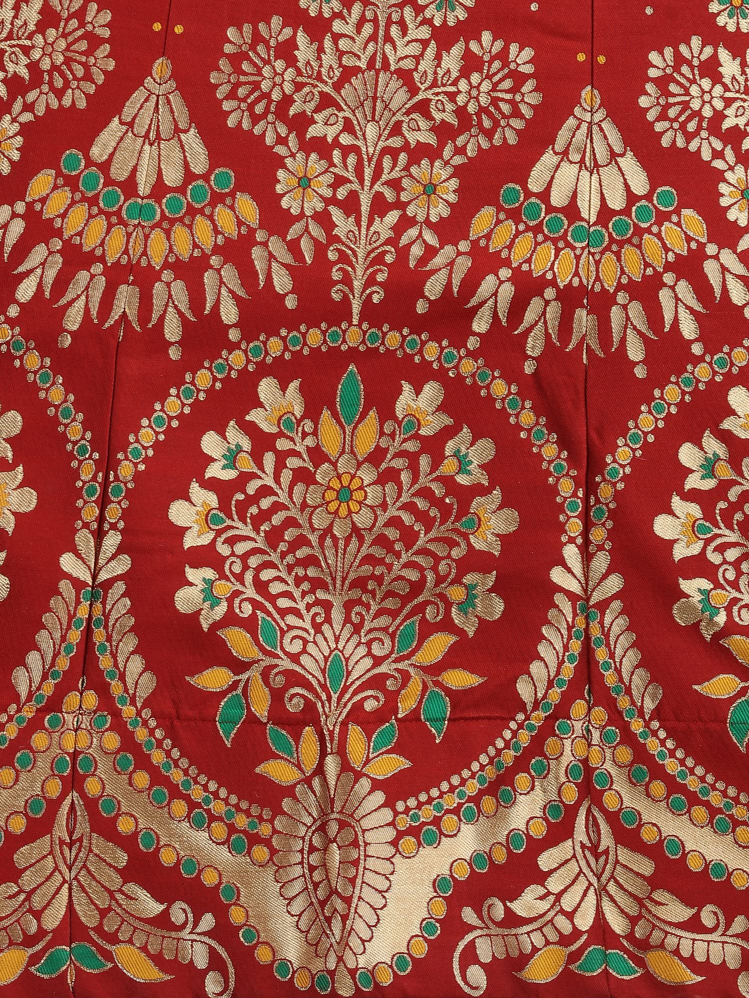 PURVAJA Maroon Jacquard Lehenga Choli for Women - Image 5