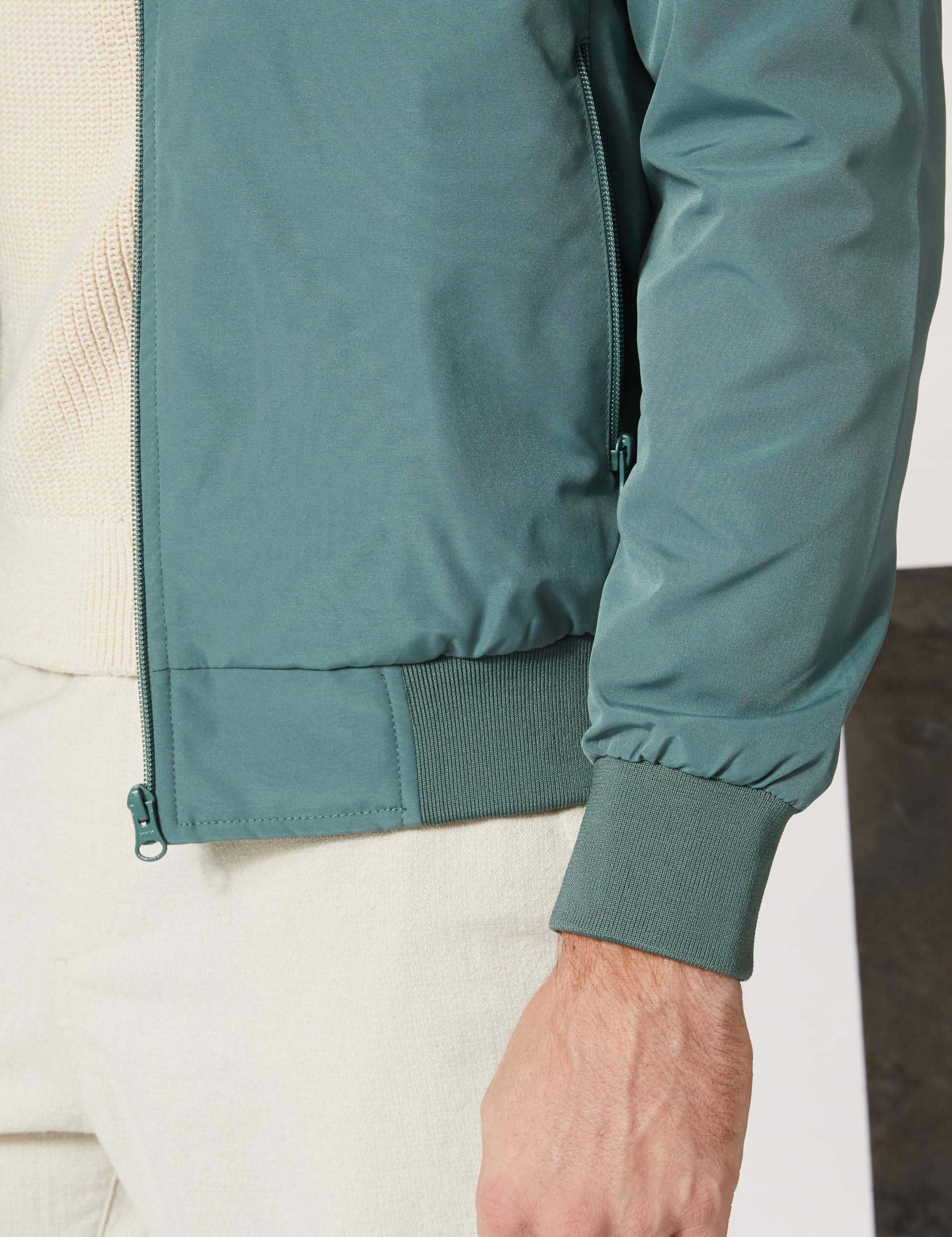 Amazon Men's Polyester Lined Jacket - Turtle Green - Image 5