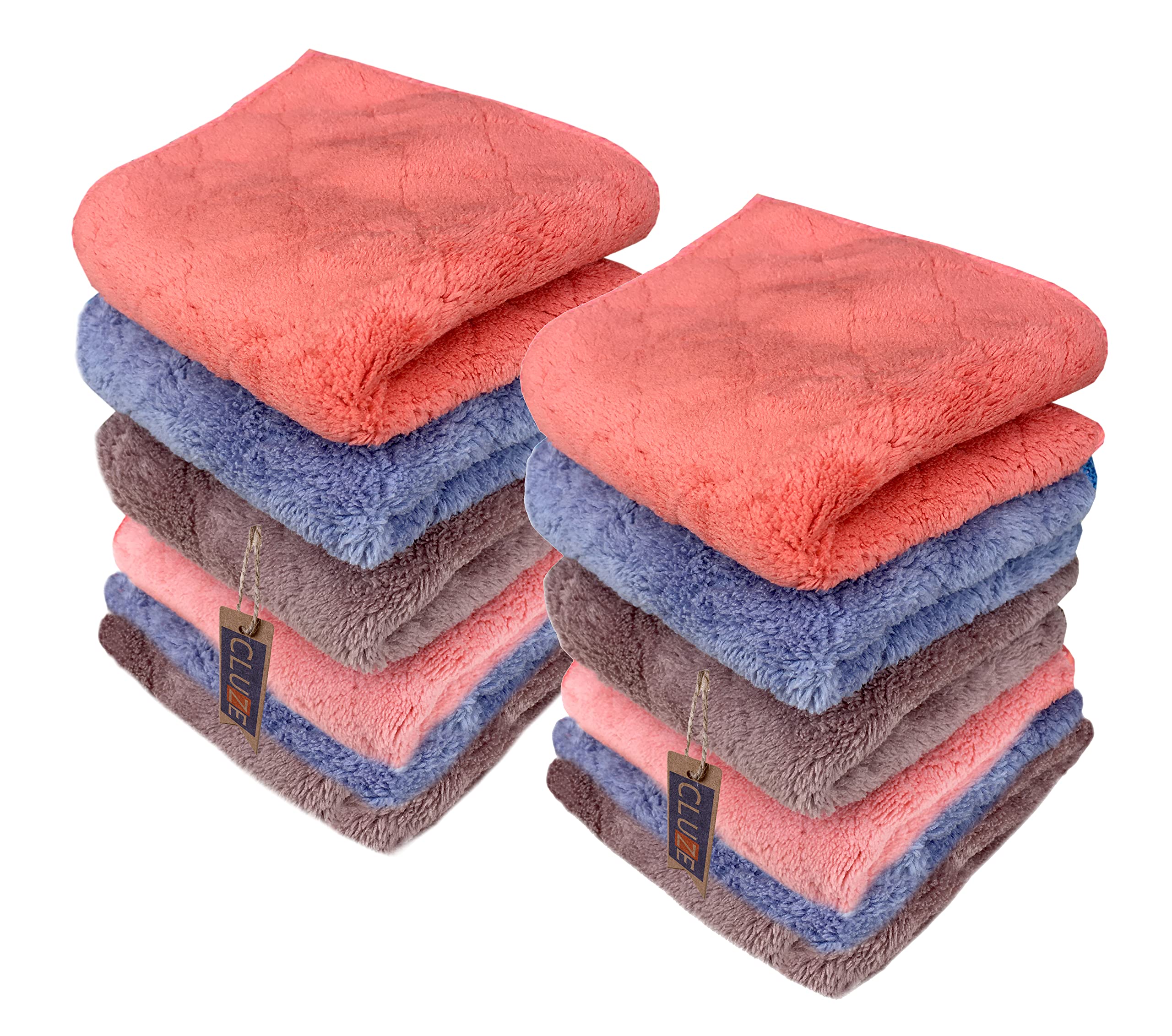 CLUZE Microfiber Face Towel for Women & Girls