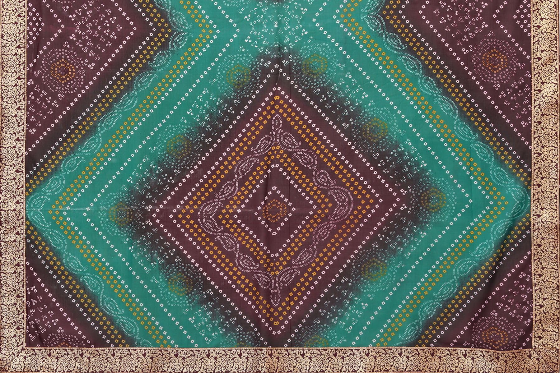 Yashika Brown Georgette Saree for Women - Image 4