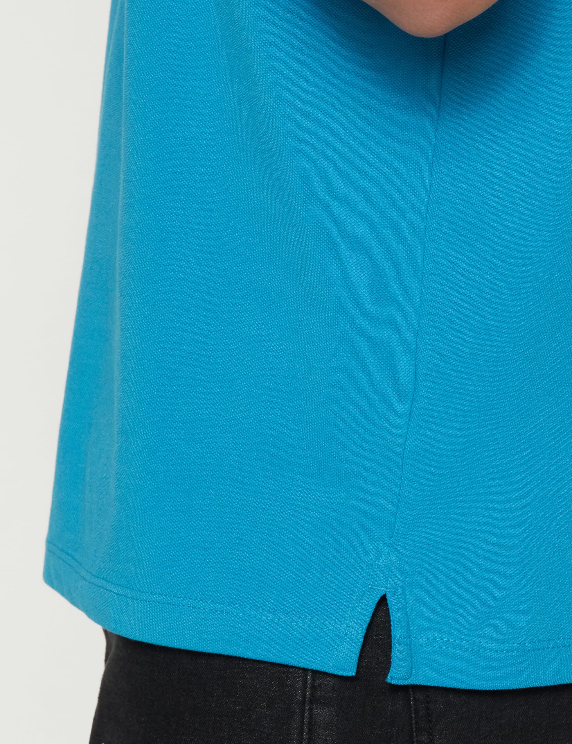 Peter England Men's Blue Polo T-Shirt - Image 5