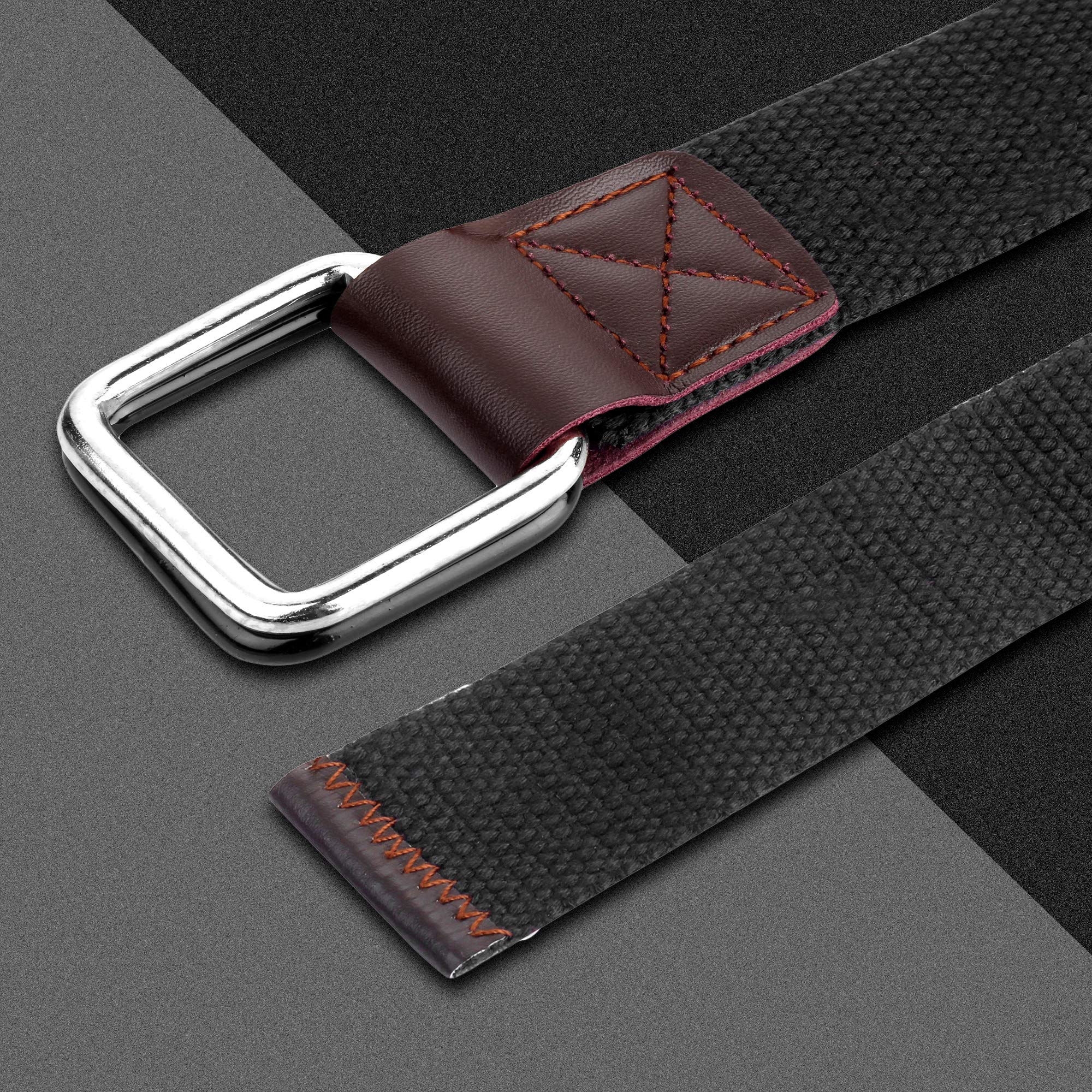 ZORO Cotton D ring Buckle Belt for Men - Image 2
