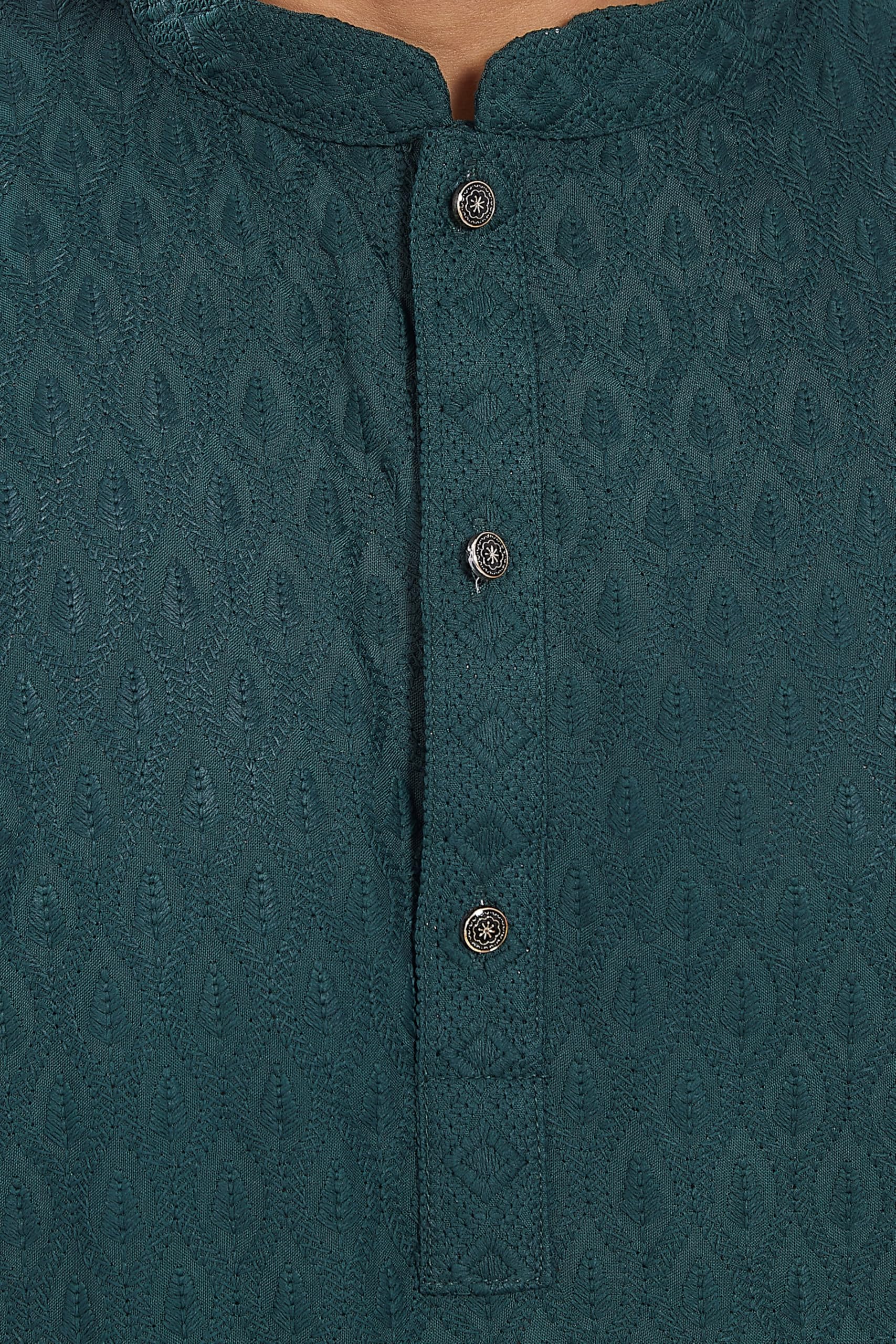 DIVISIVE Men's Kurta - Bottle Green - Image 5